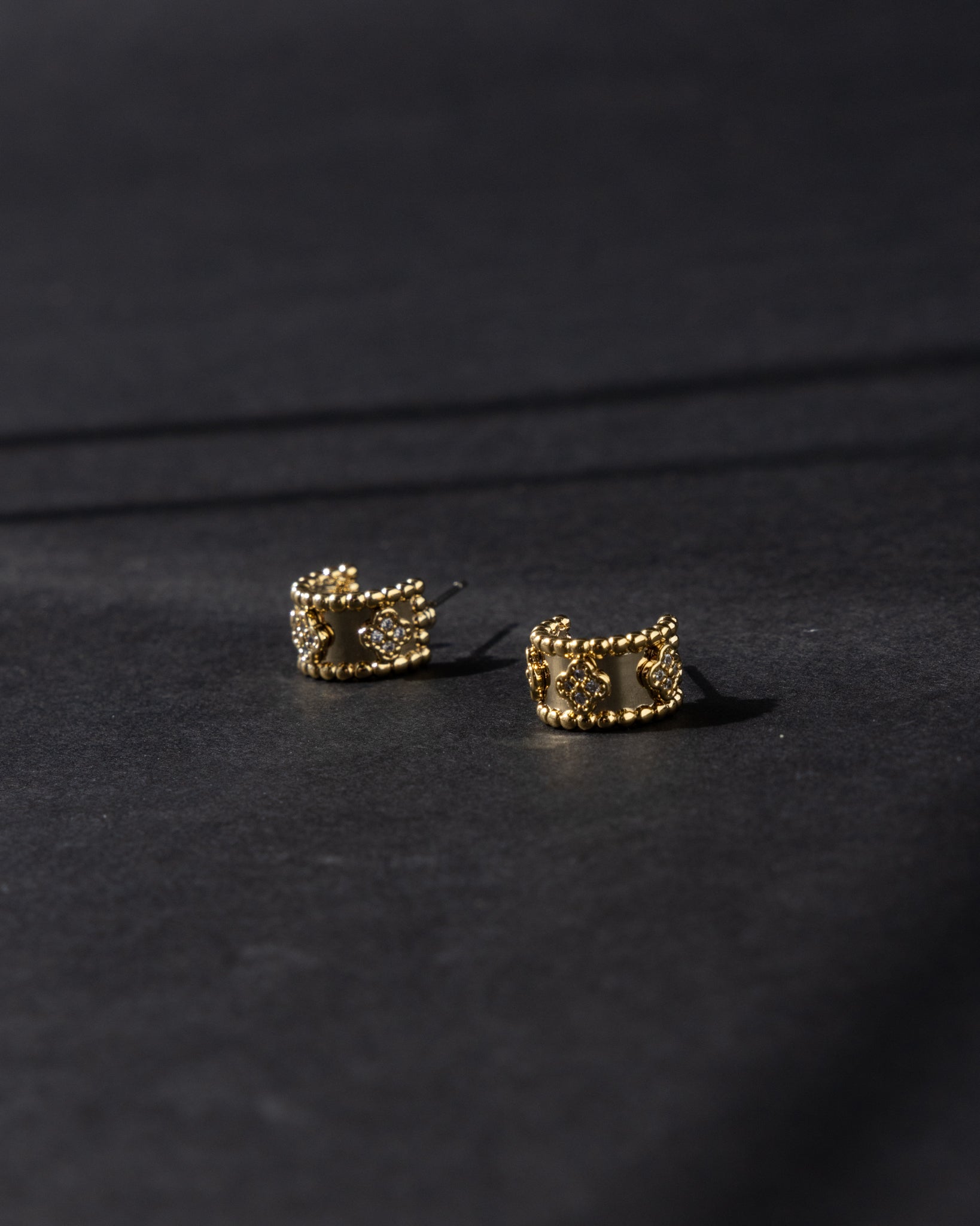 18K Plated Crew Earrings