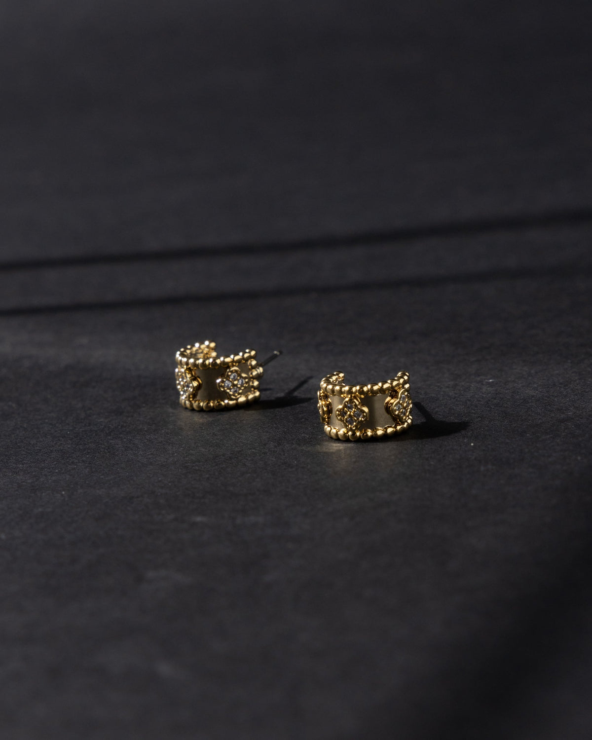 18K Plated Crew Earrings
