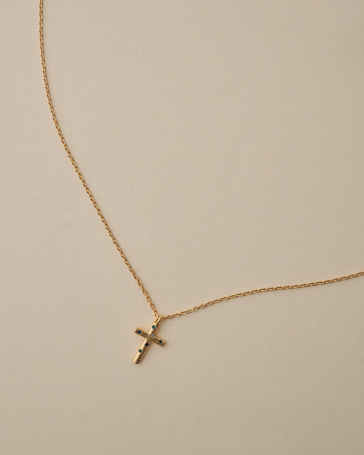 16K Plated The Cross Necklace