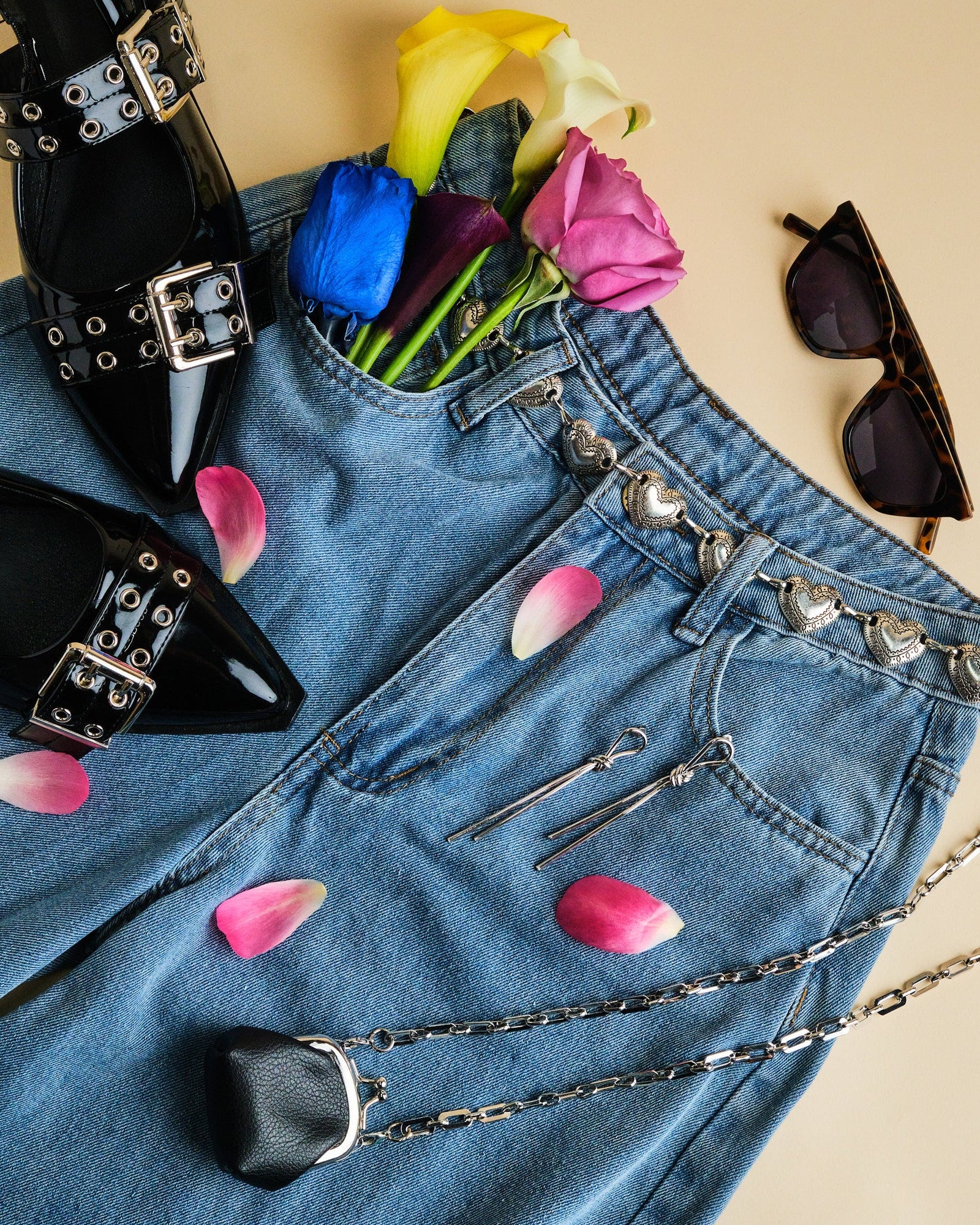 Silver Rope Earrings