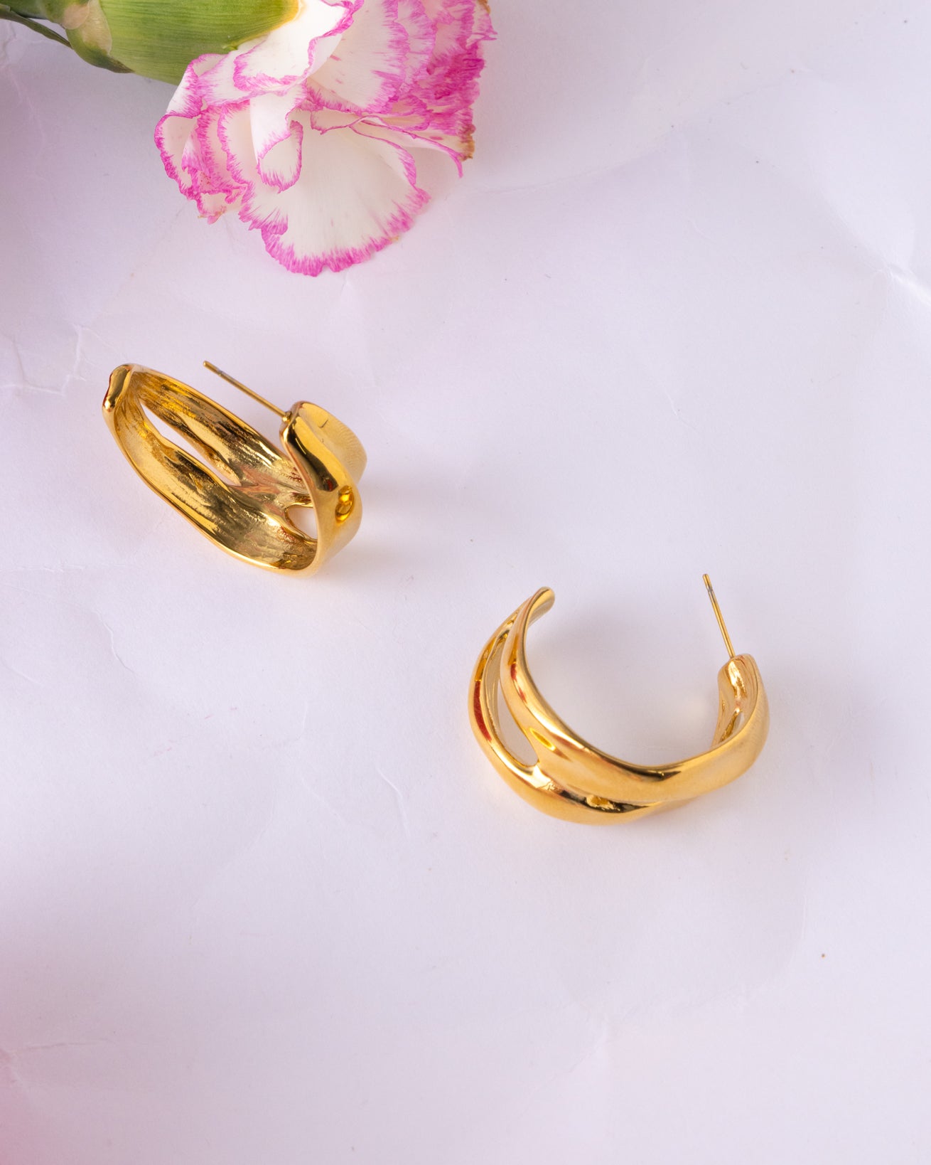 18K Plated Primera Earrings