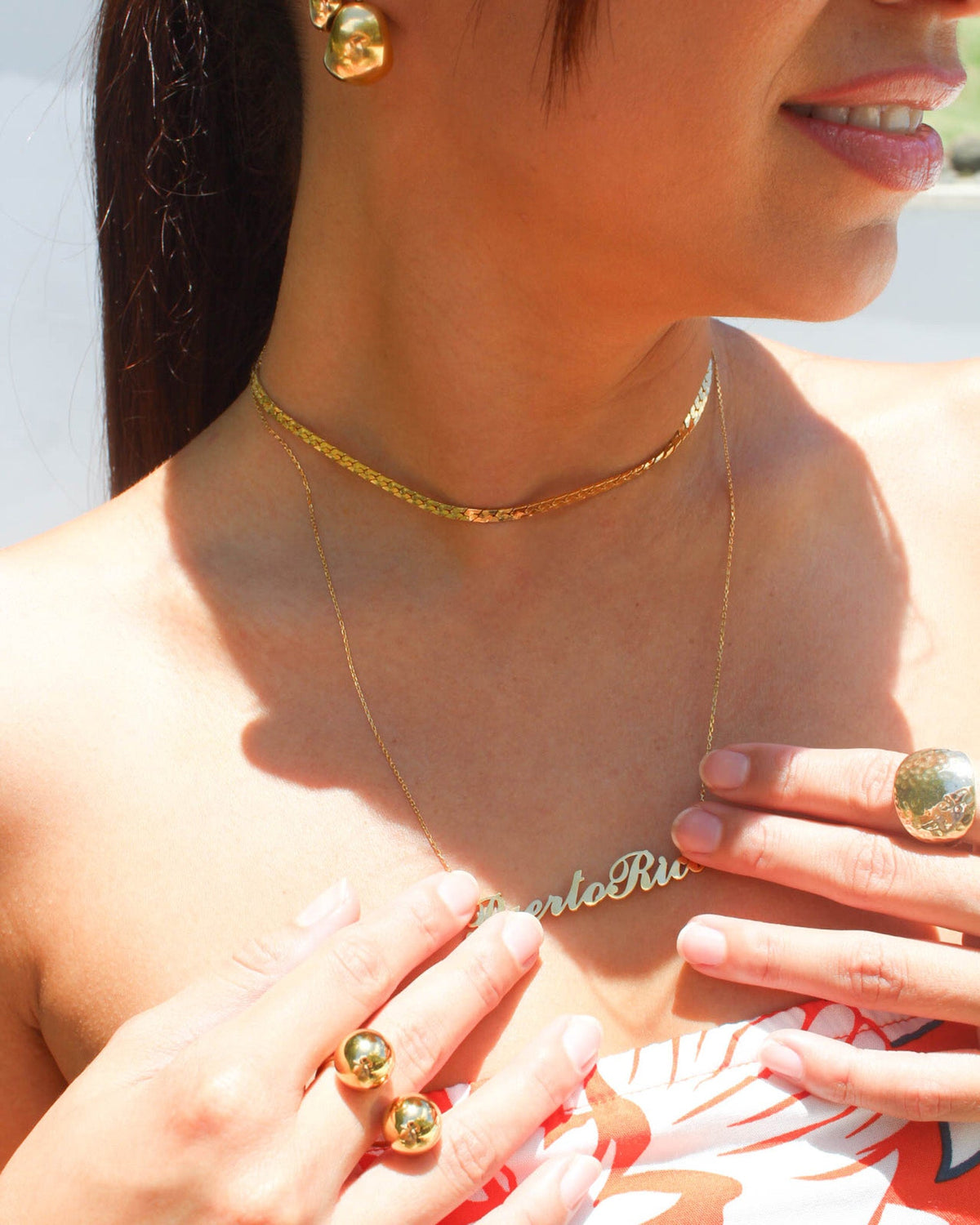 18K Plated Kesh Ring