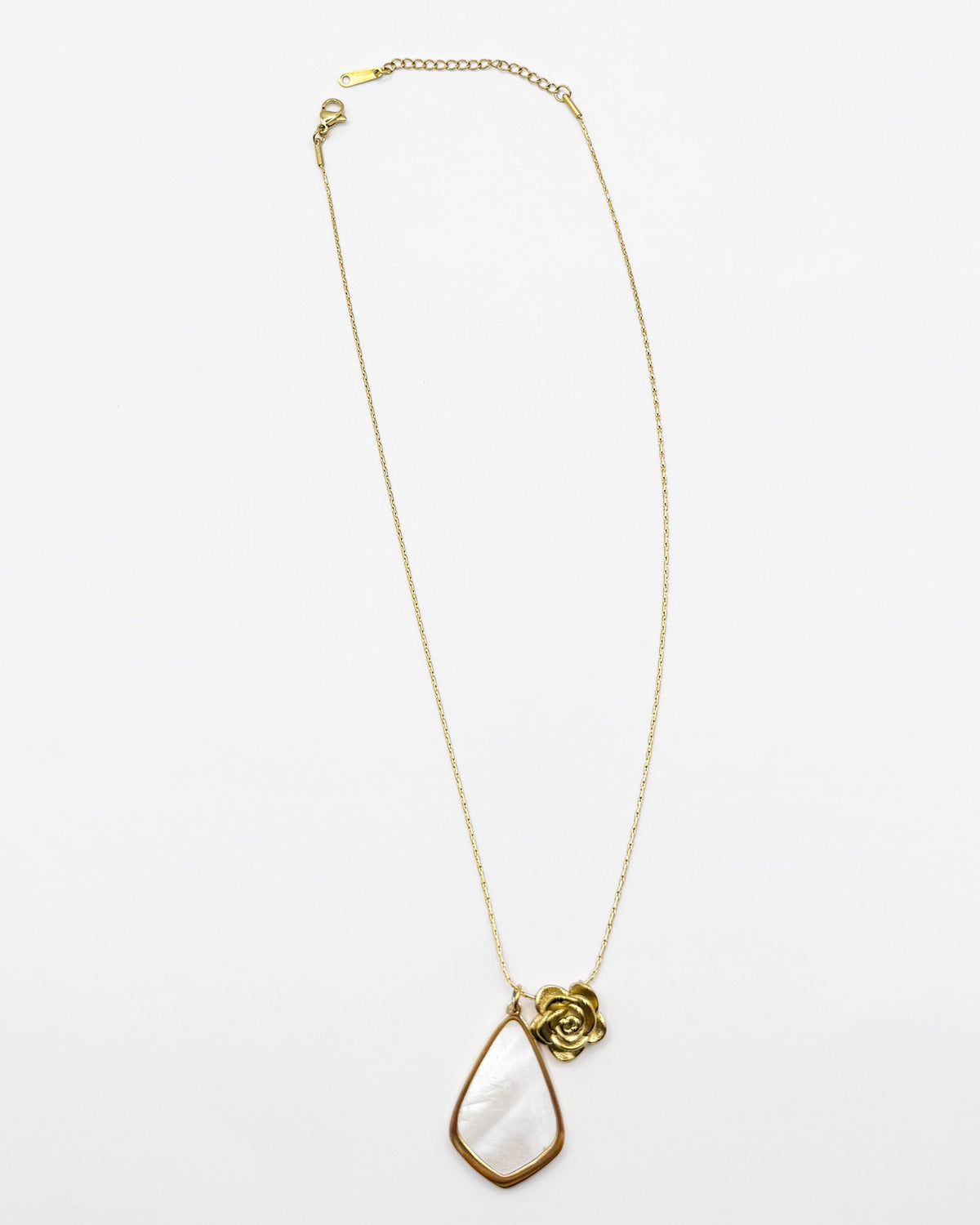 18K Plated Rosa Necklace