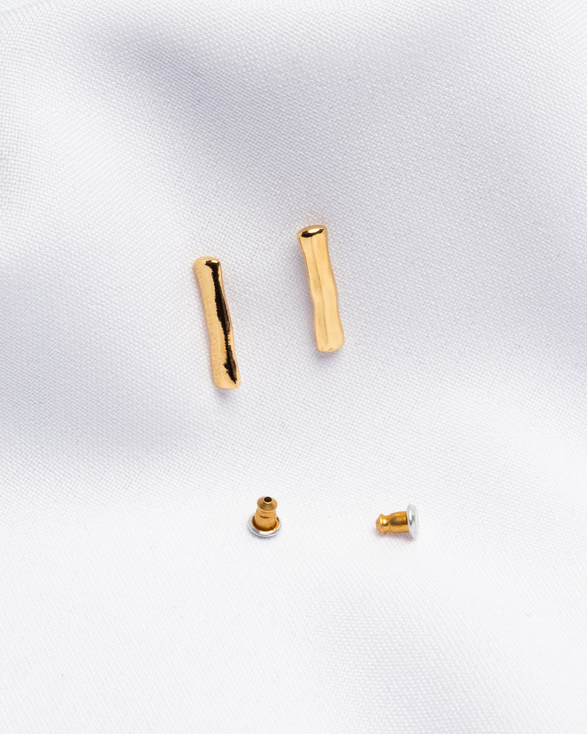 16K Plated Jacks Earrings