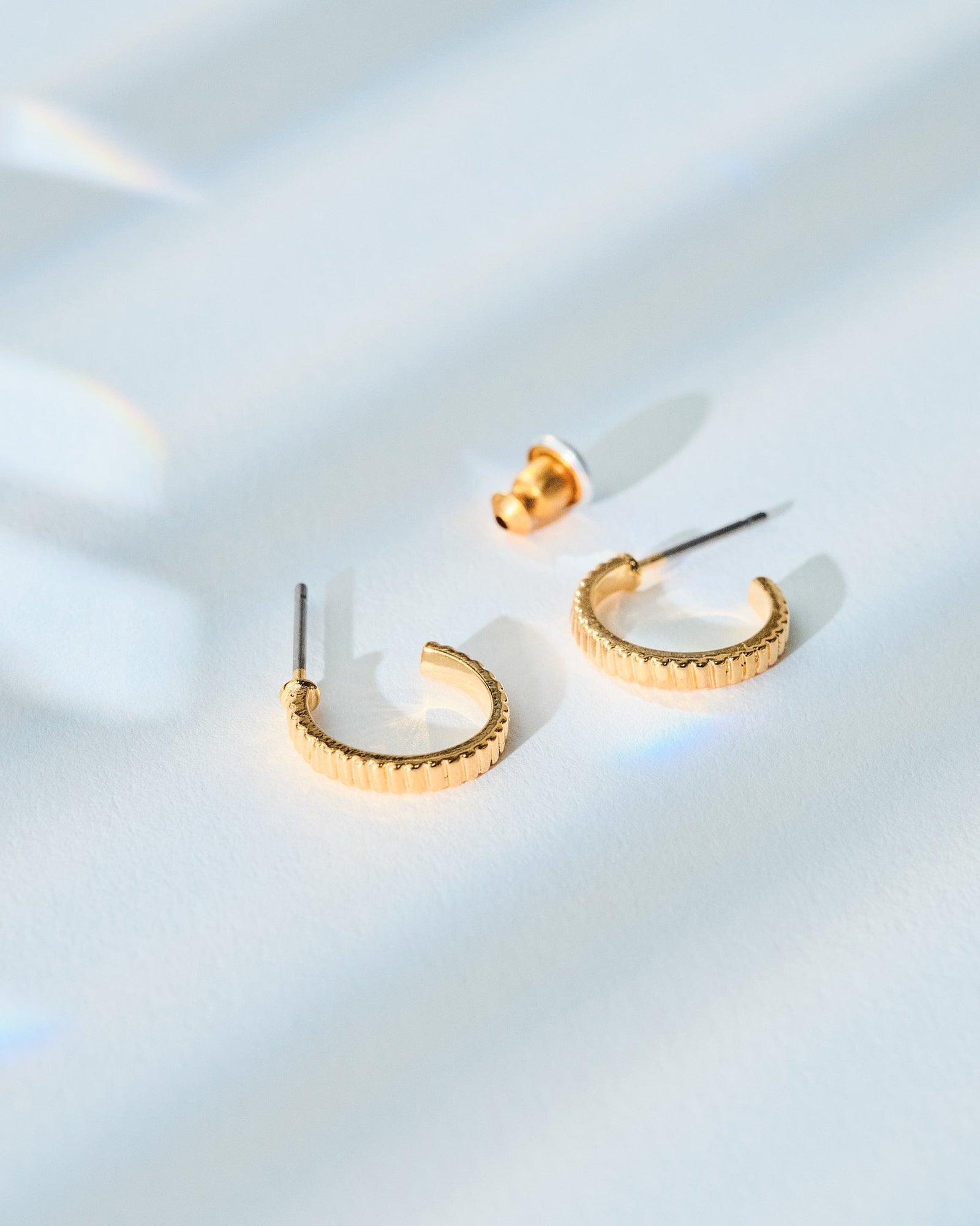 16K Plated Borealis Earrings