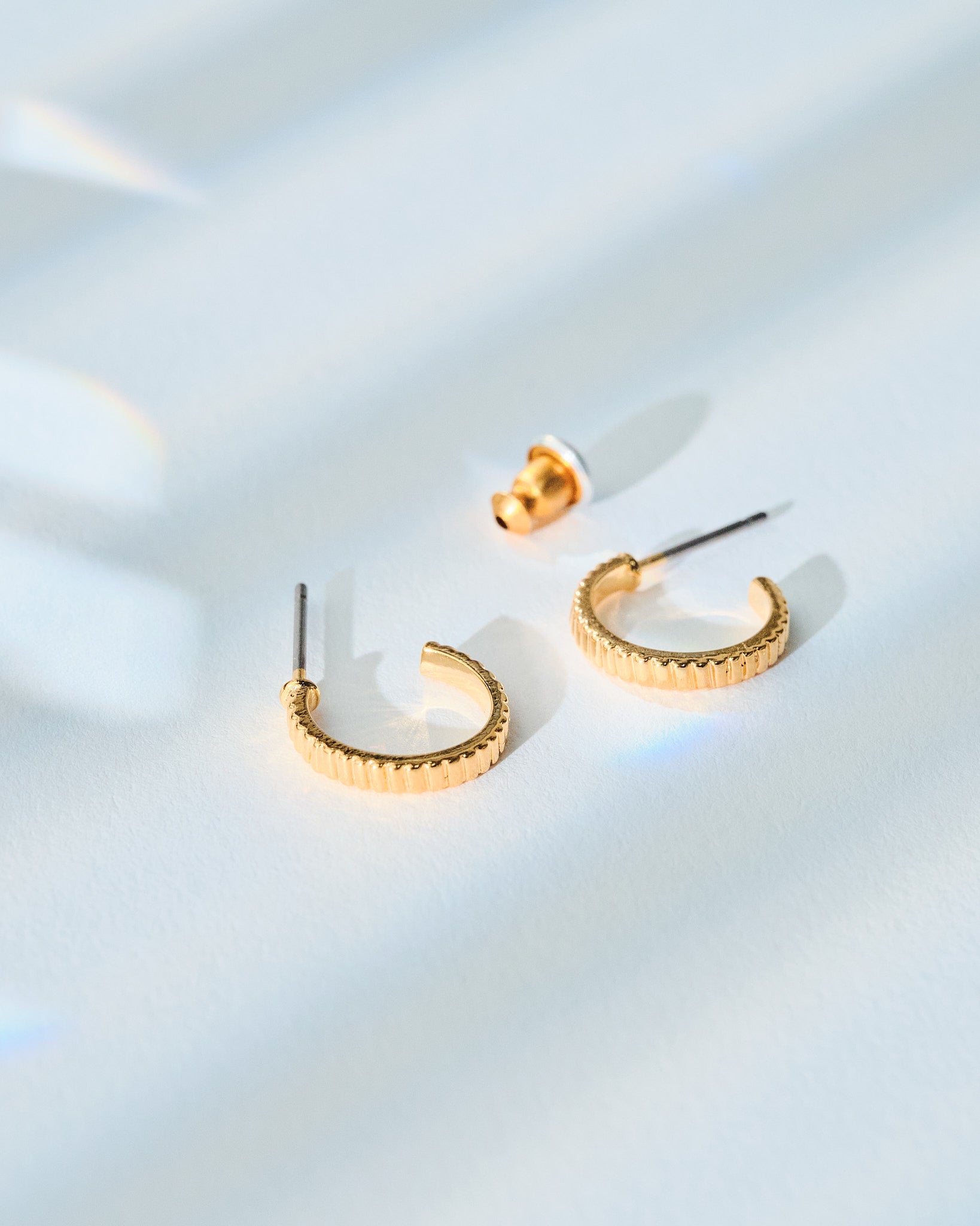 16K Plated Borealis Earrings