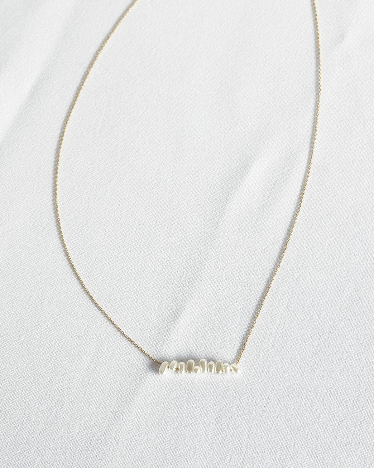 16K Plated Perlitas Necklace