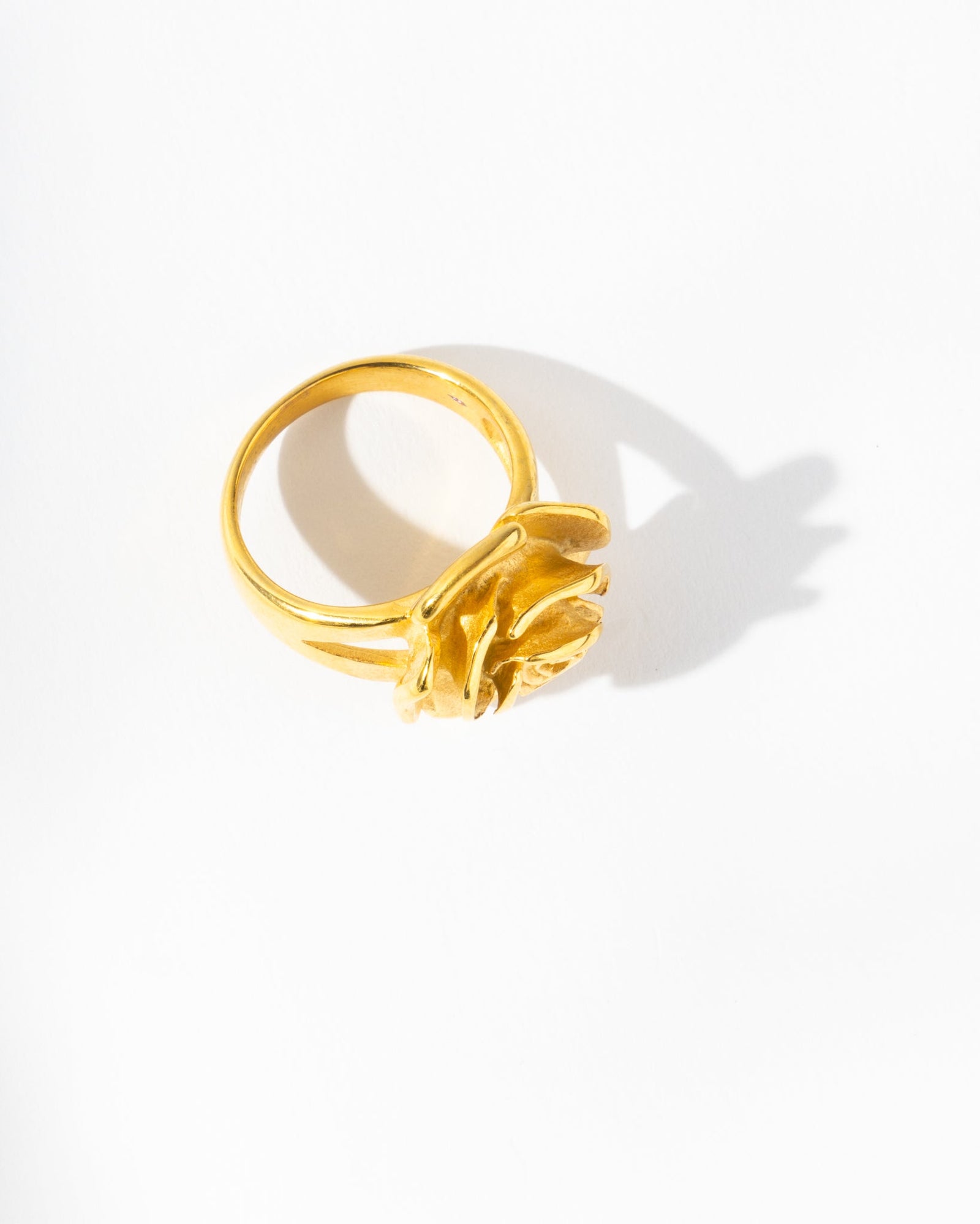 18K Plated Rose Ring