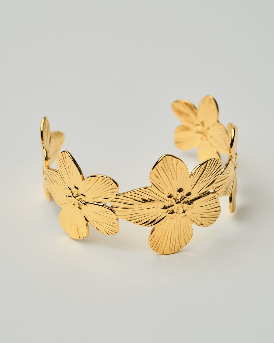 18K Plated Tashi Cuff