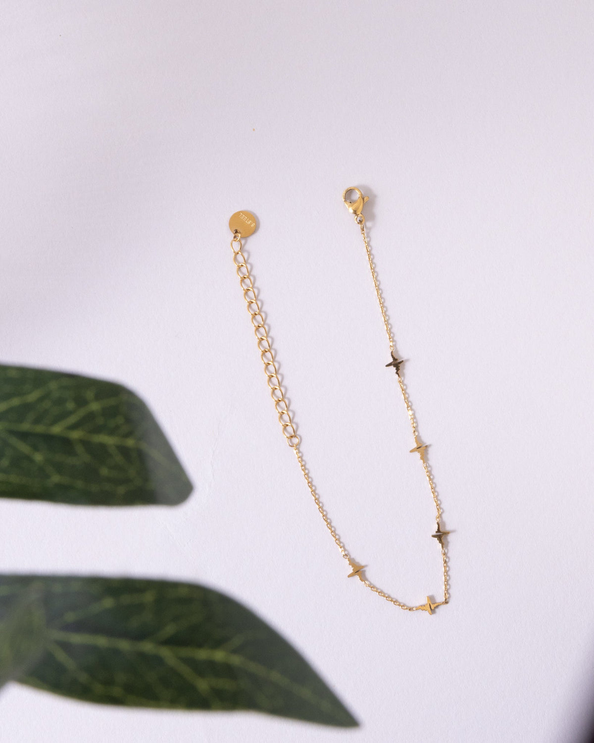 18K Plated Heartbeat Bracelet