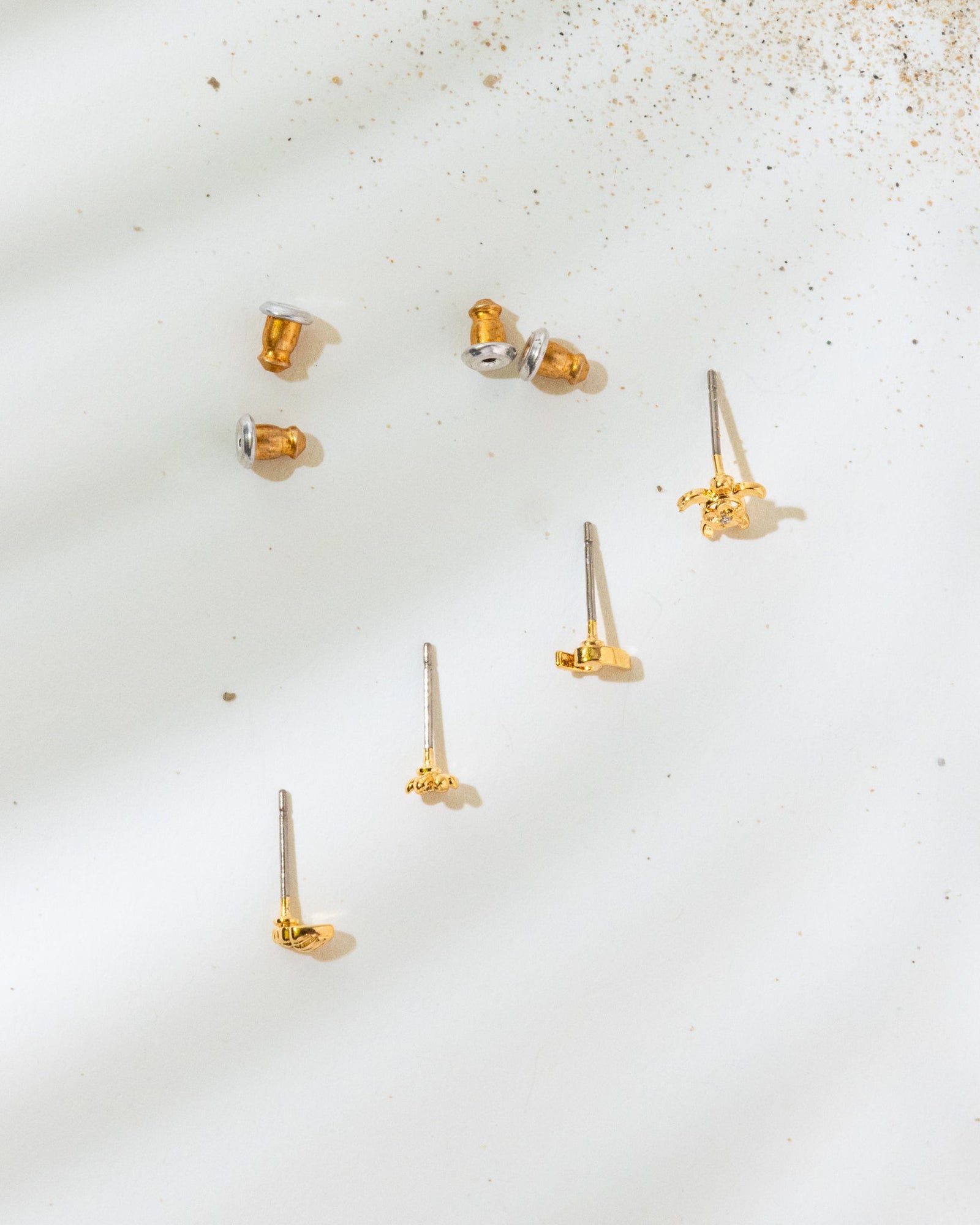 16K Plated Marea Studs Set
