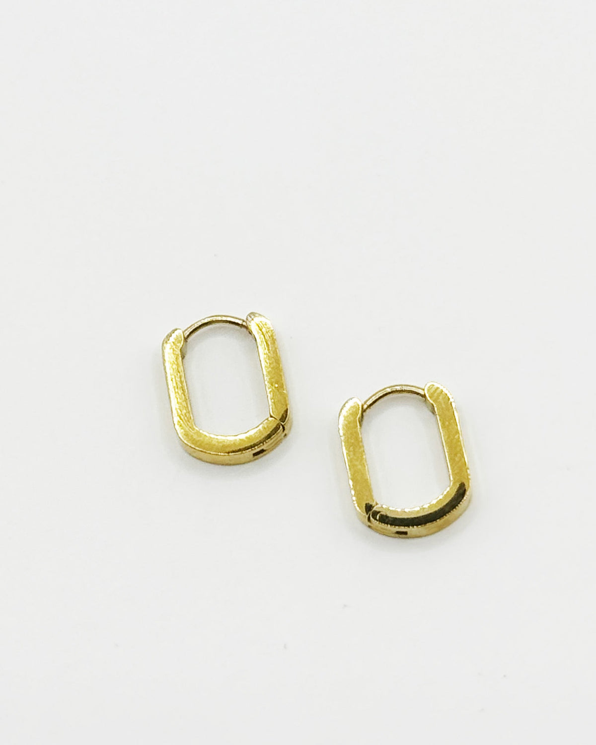 18K Plated Profile Earrings