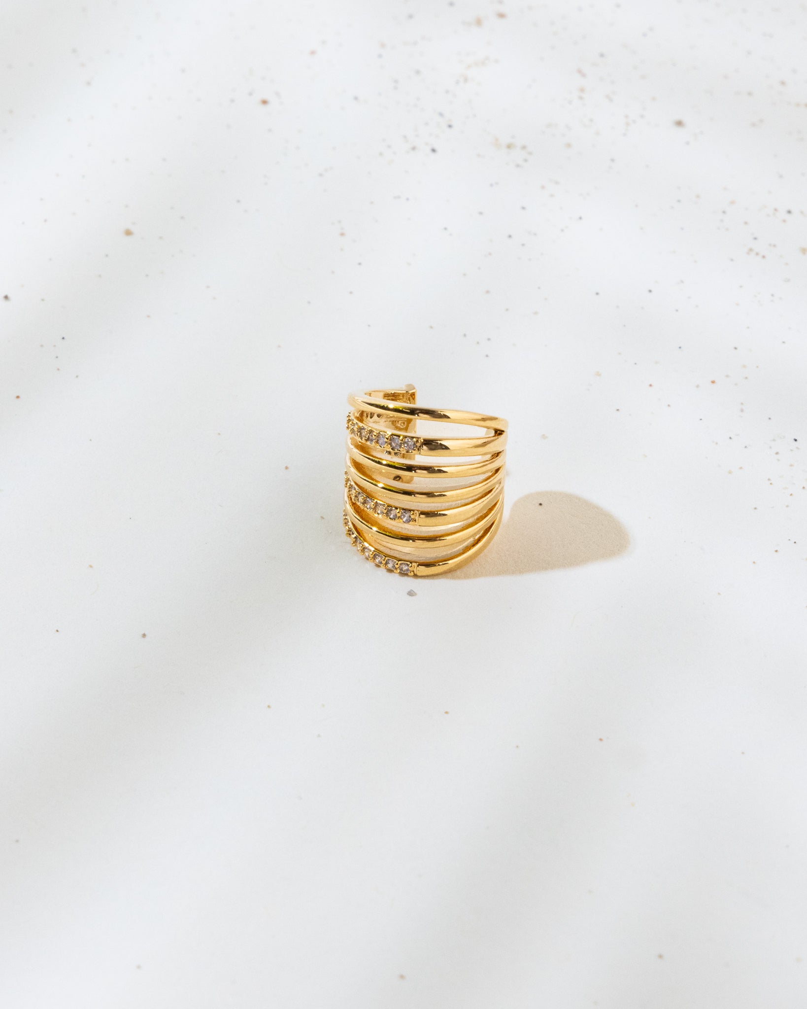 16K Plated Sarah Earcuff