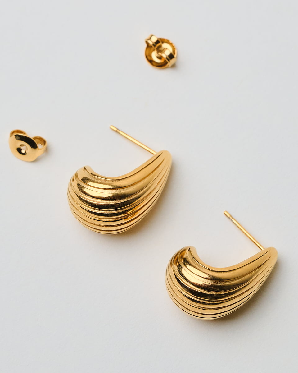 18K Plated Special Drop Earrings
