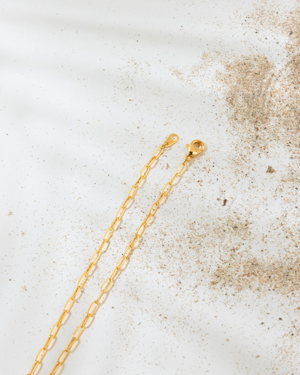 16K Plated Flat Sun Necklace