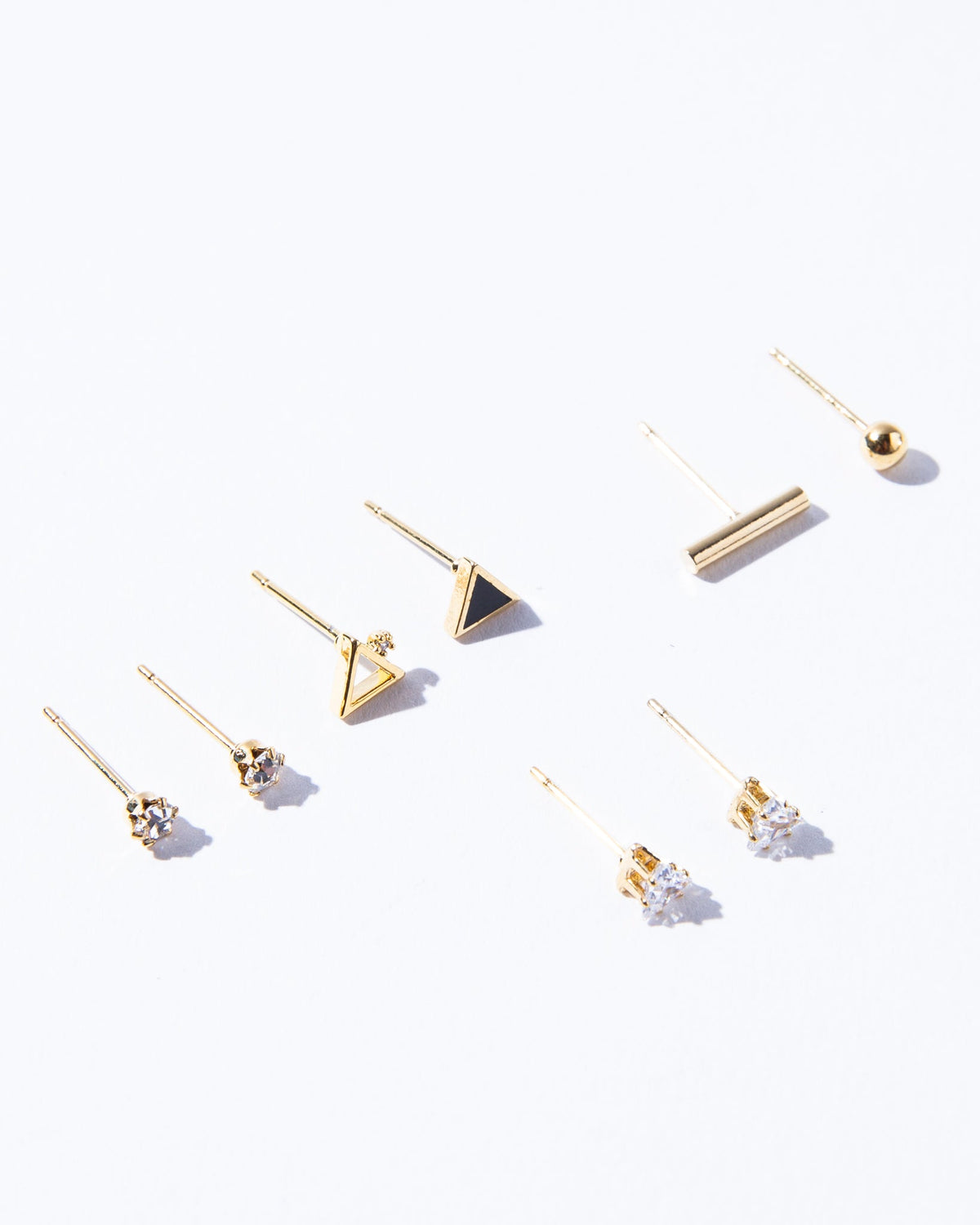 Piramide Post Earring Set