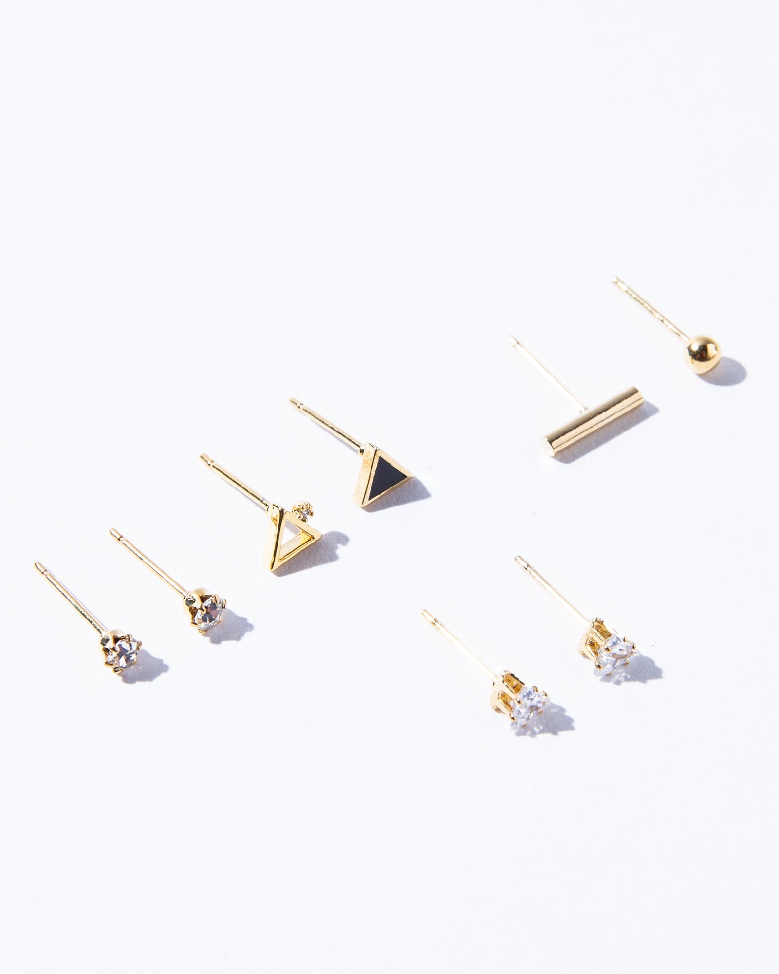 Piramide Post Earring Set