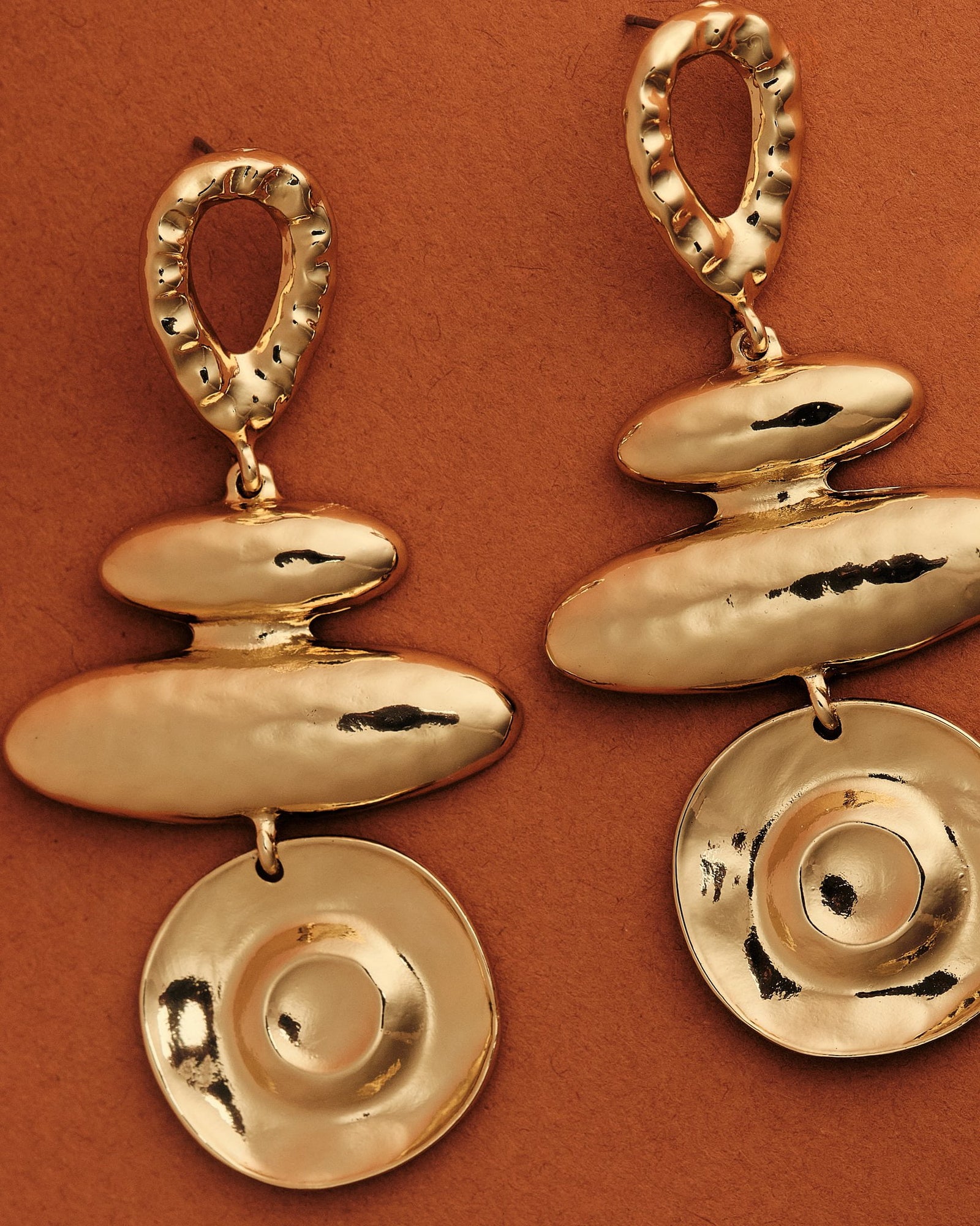 16K Plated Escandala Earrings