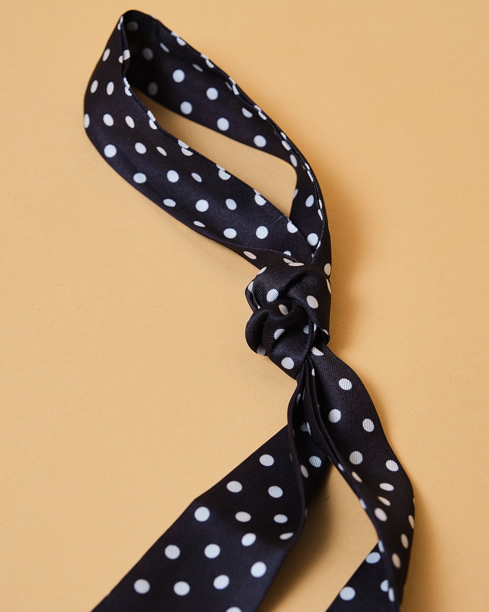 Polka Tie Scarf