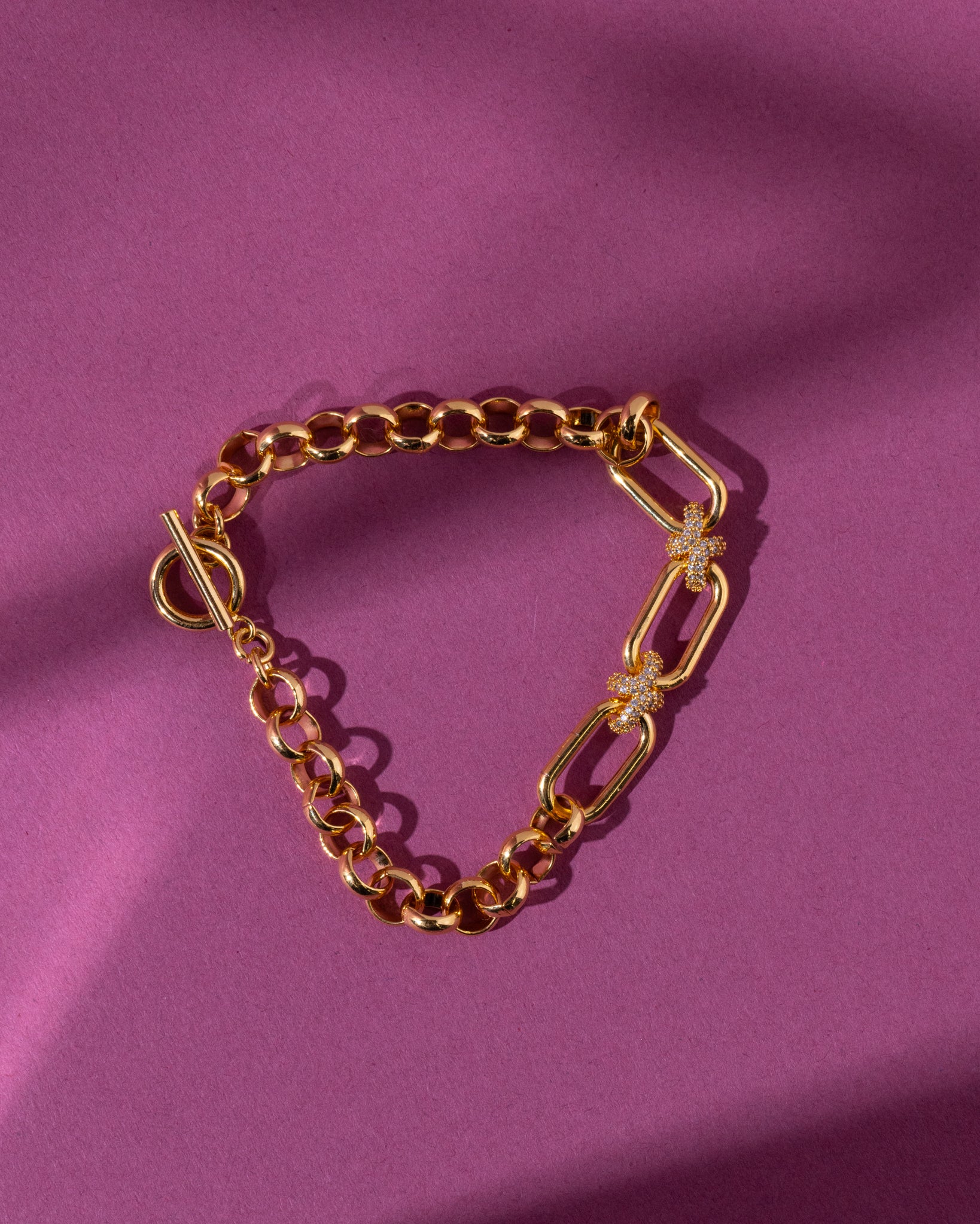 18K Plated Heirloom Bracelet