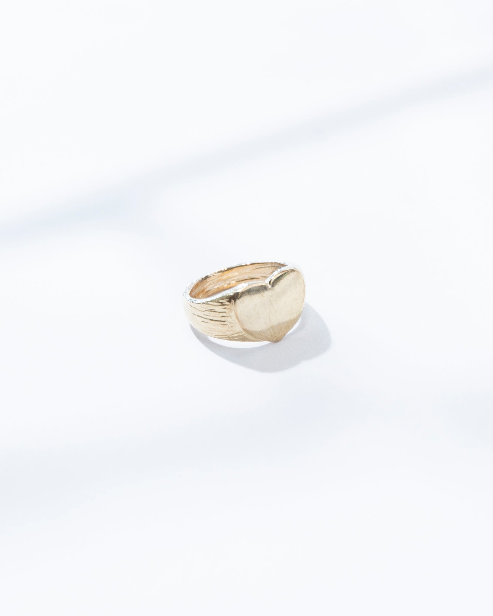14K Plated Mima Heart Ring