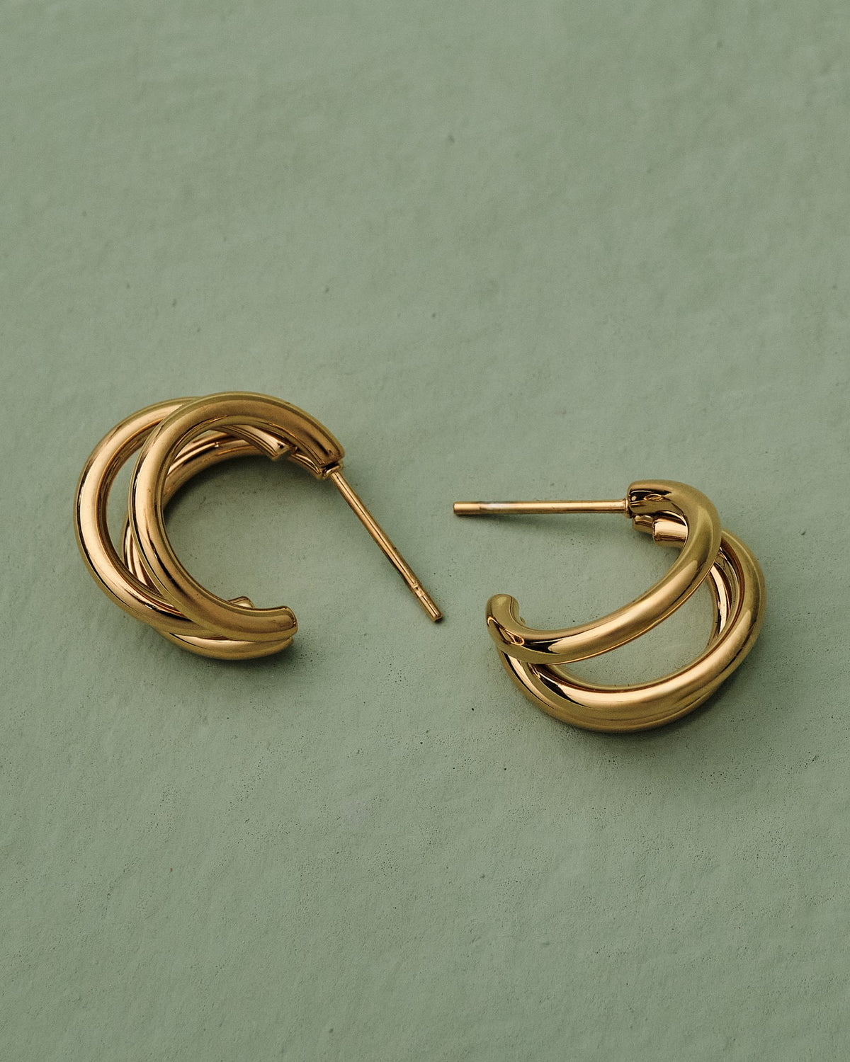 18K Plated Mini Cerik Earrings