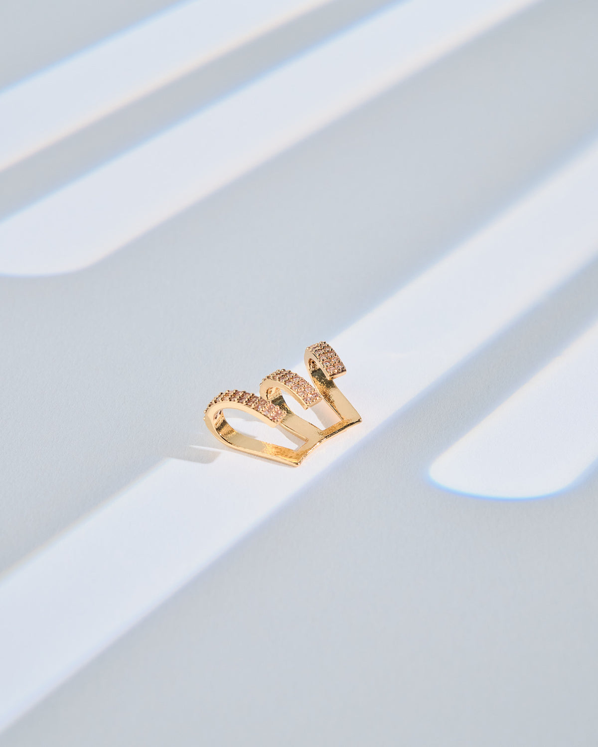 16K Plated Trio Earcuff