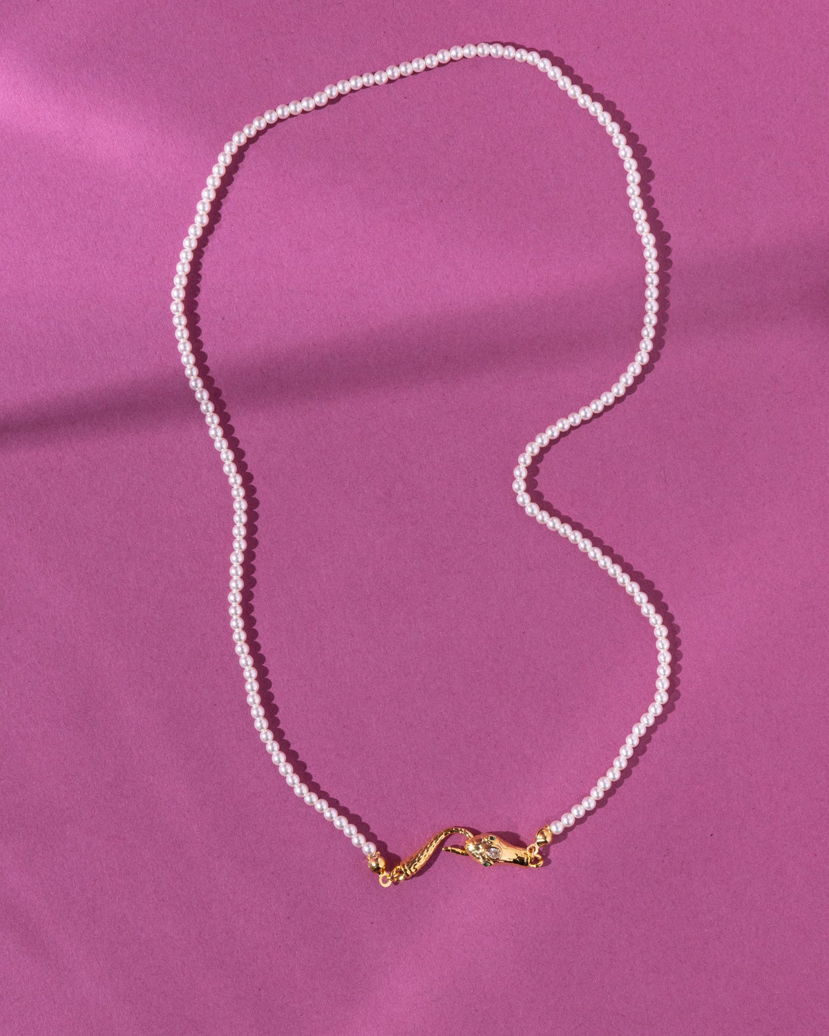 18K Plated Serpent Necklace