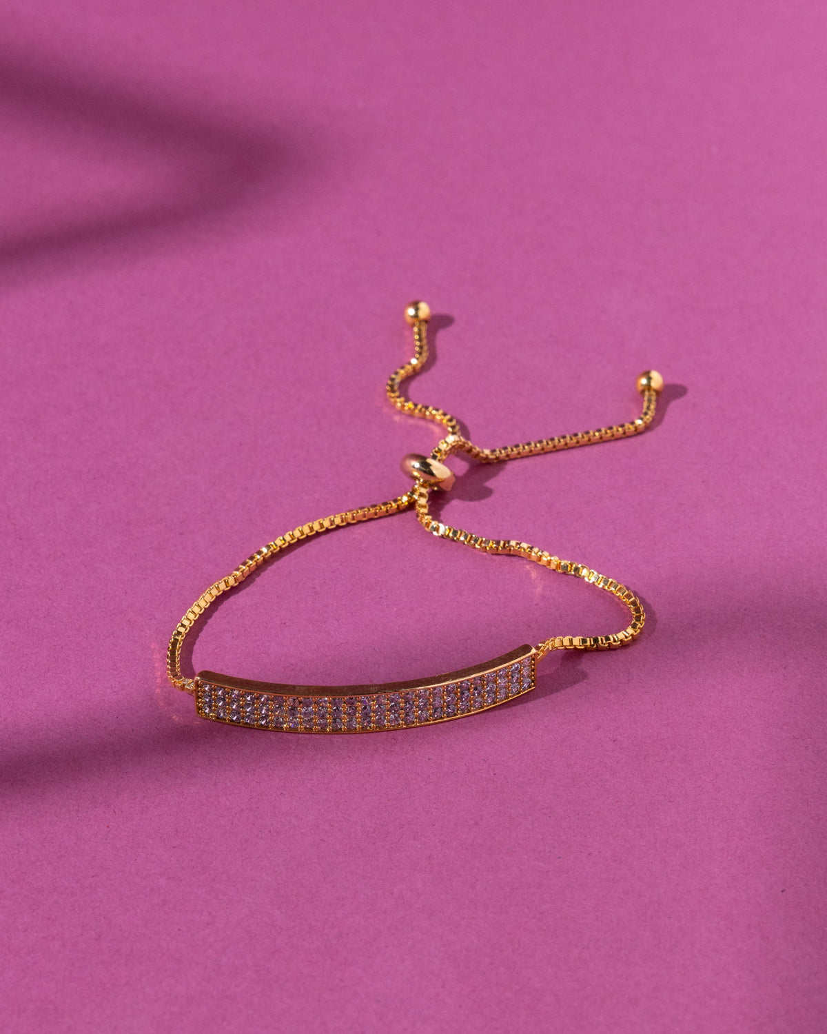 18K Plated Poly Bracelet