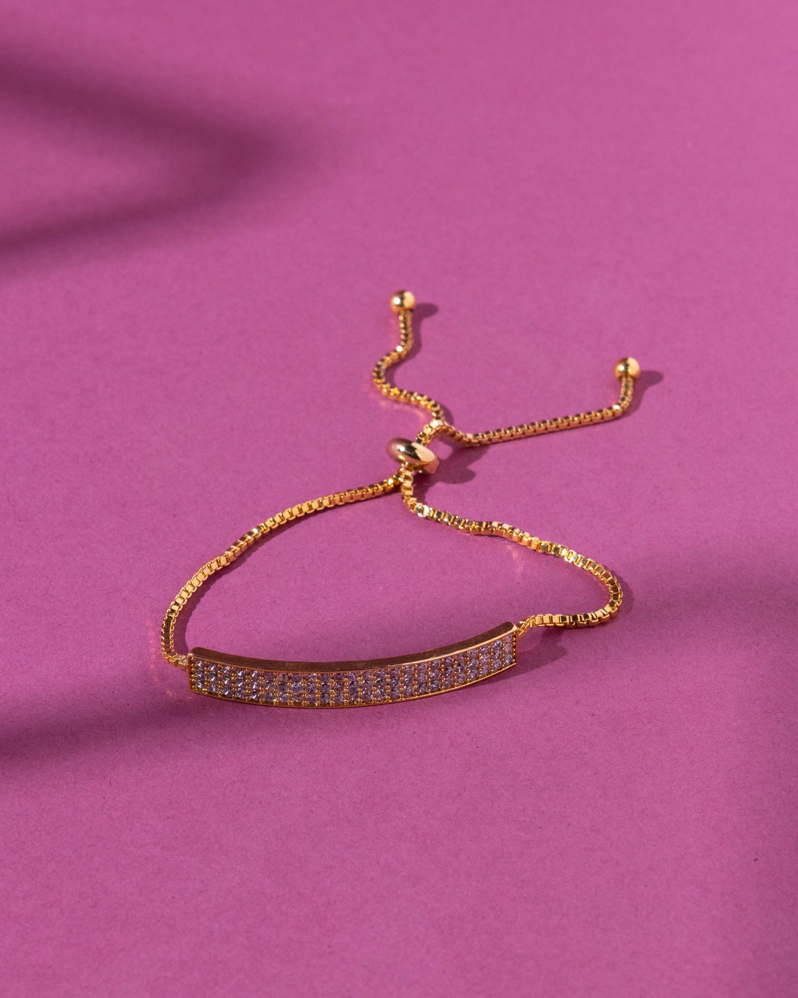 18K Plated Poly Bracelet