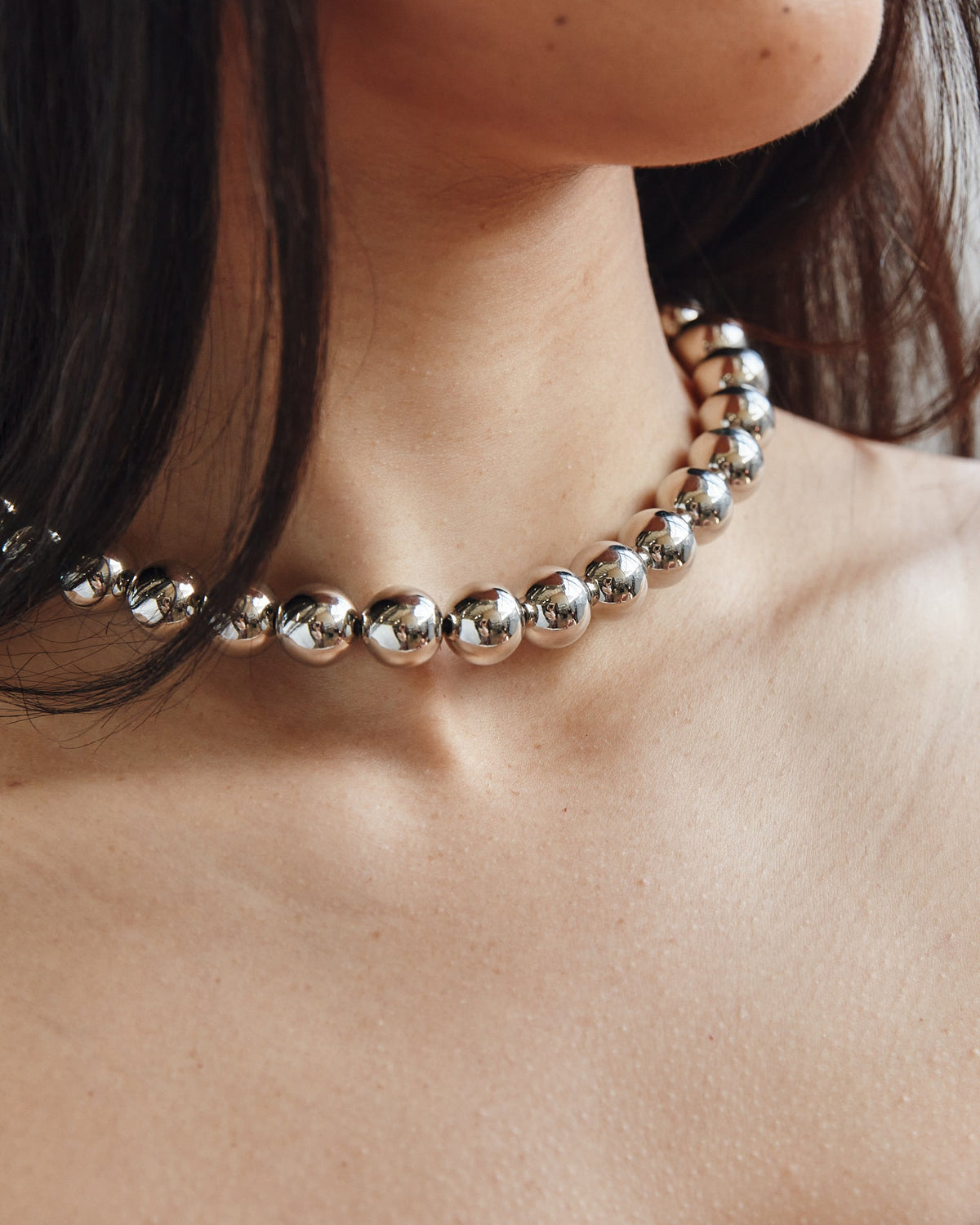 Too Much Silver Necklace