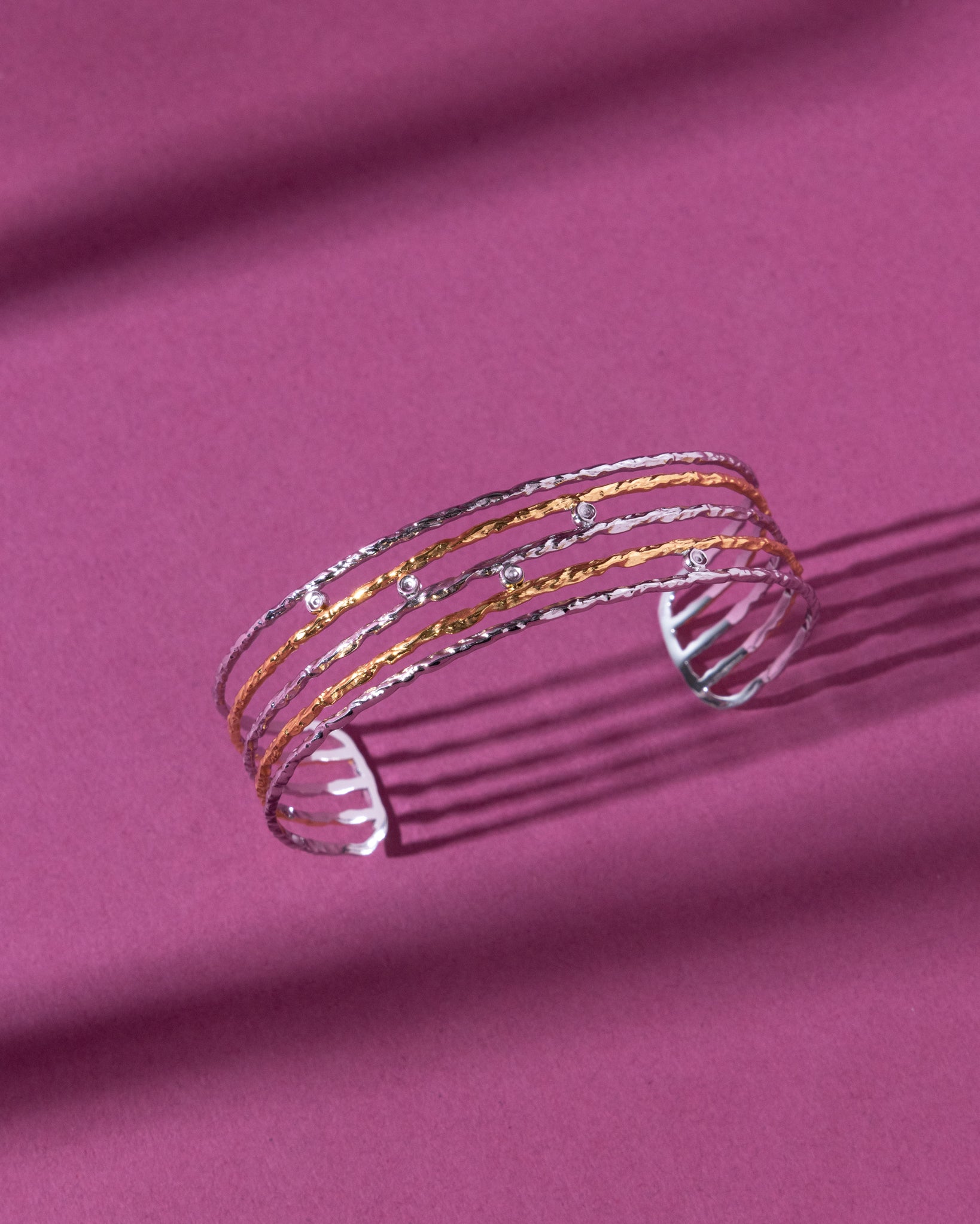 18K Plated Wabash Cuff