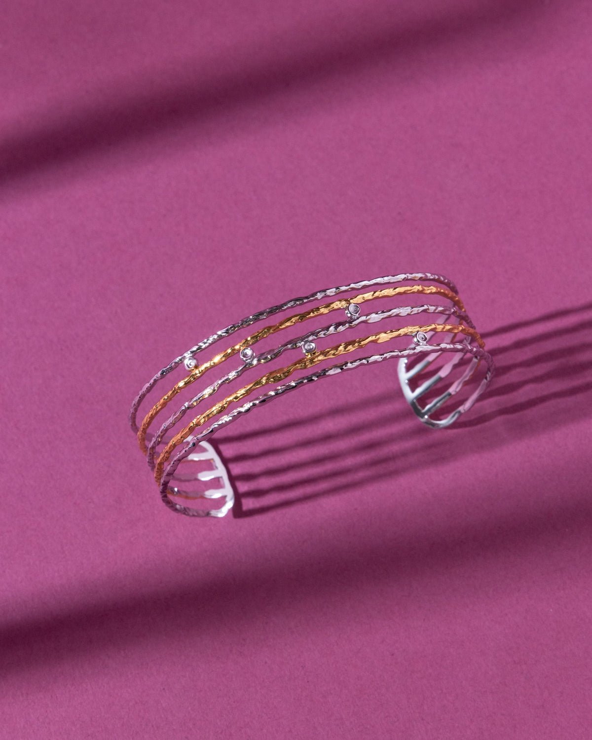 18K Plated Wabash Cuff