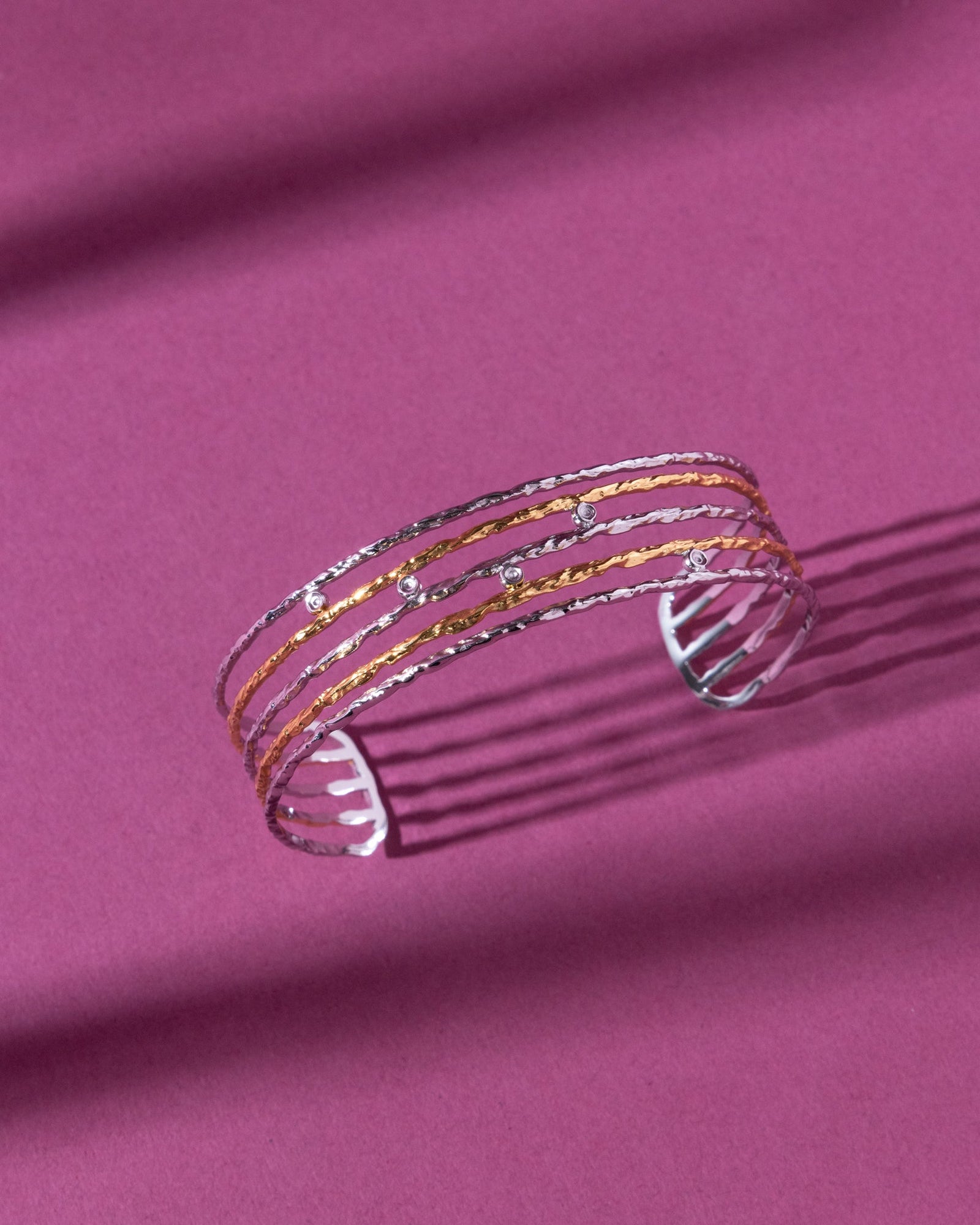 18K Plated Wabash Cuff