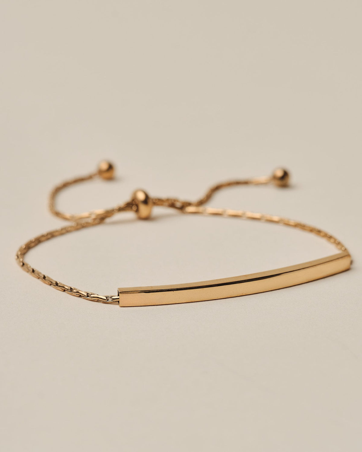 18K Plated Sleek Slider Bracelet