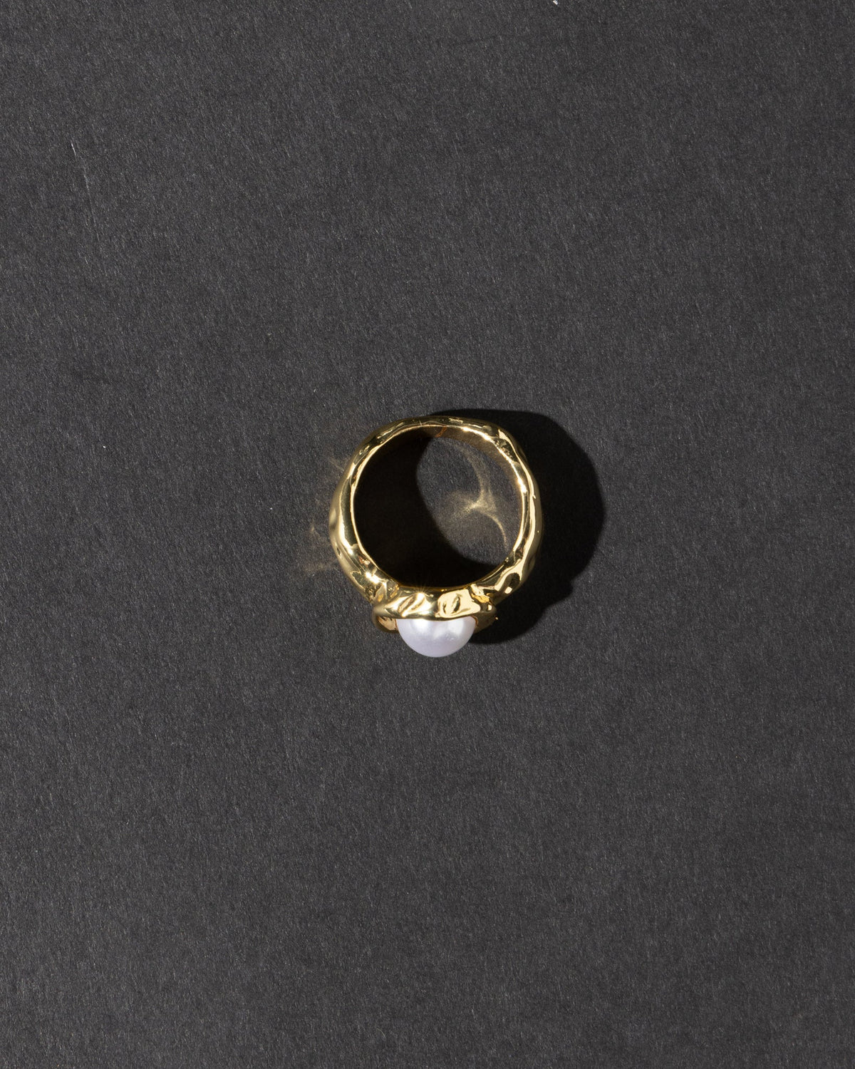 16K Plated Perla Ring