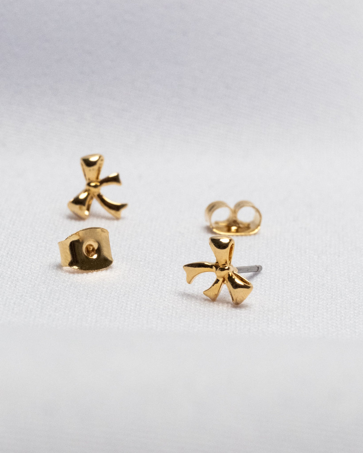 18K Plated Jess Bow Earrings
