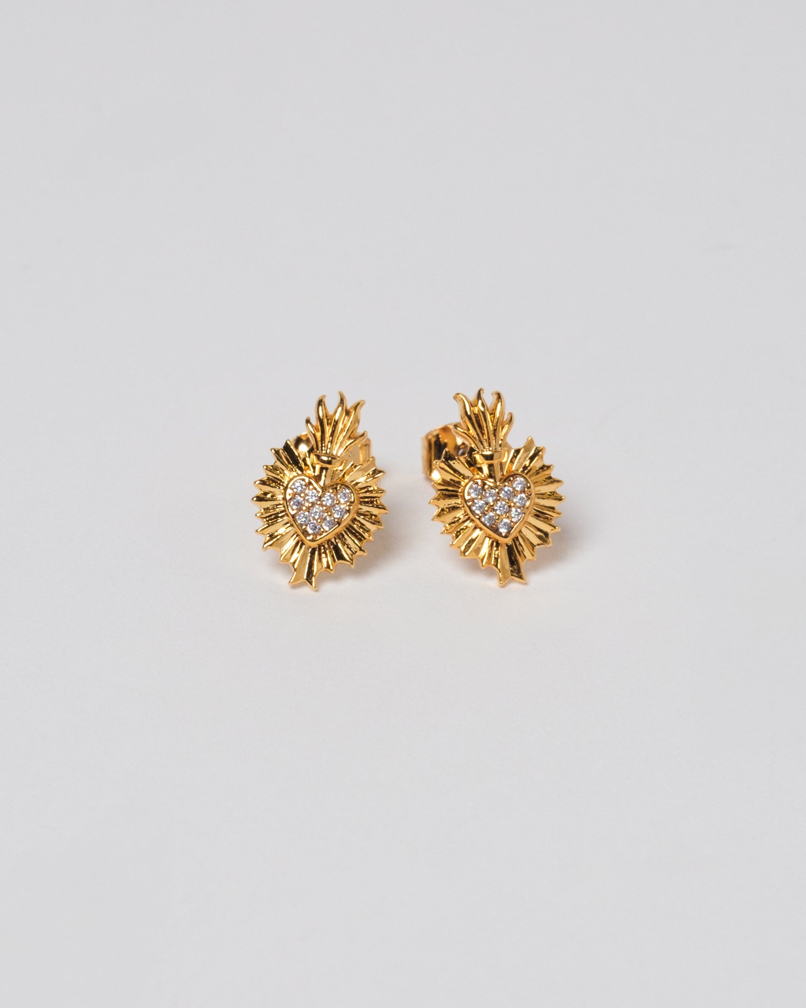 16K Plated Fuega Earrings