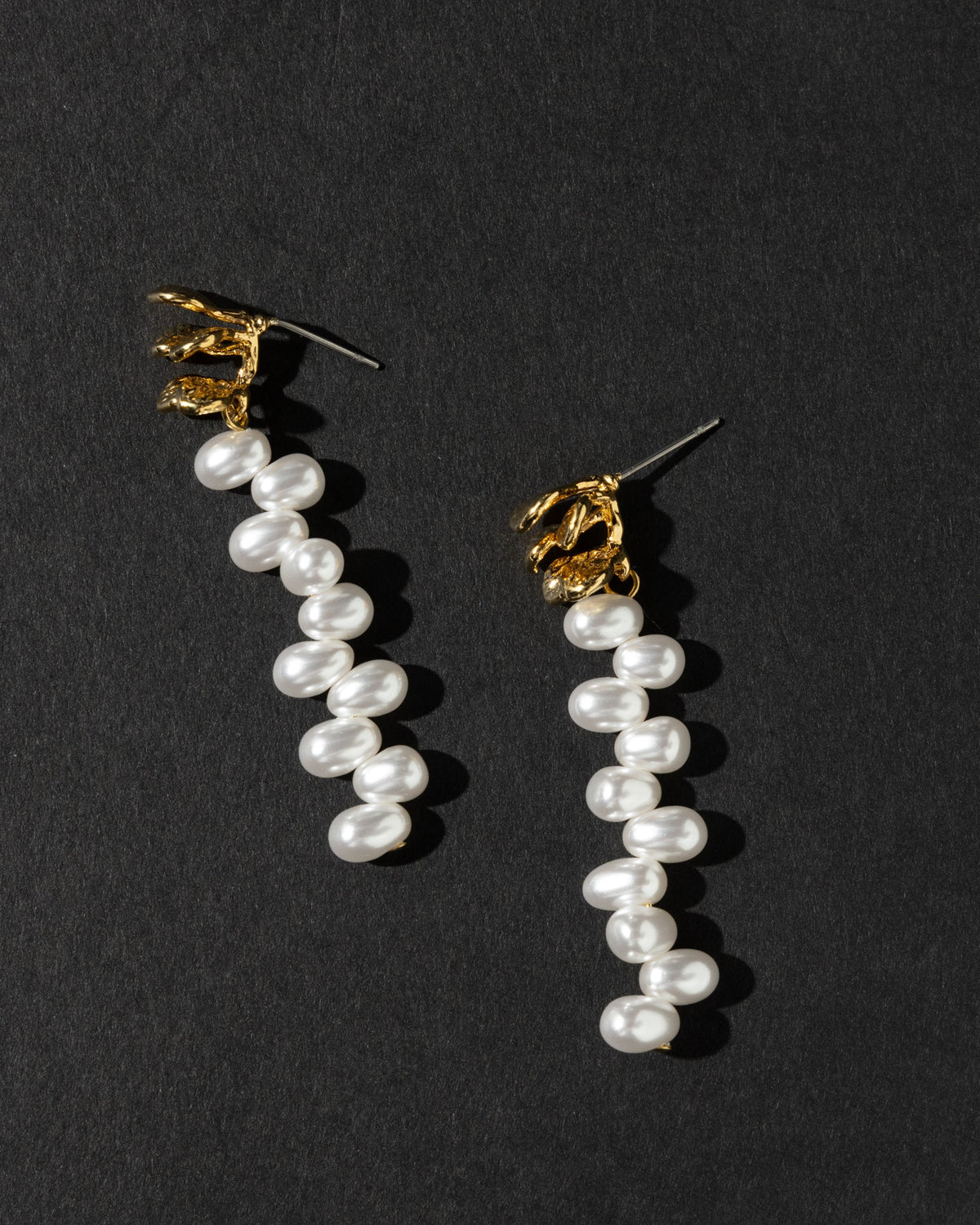 18K Plated Stacked Earrings