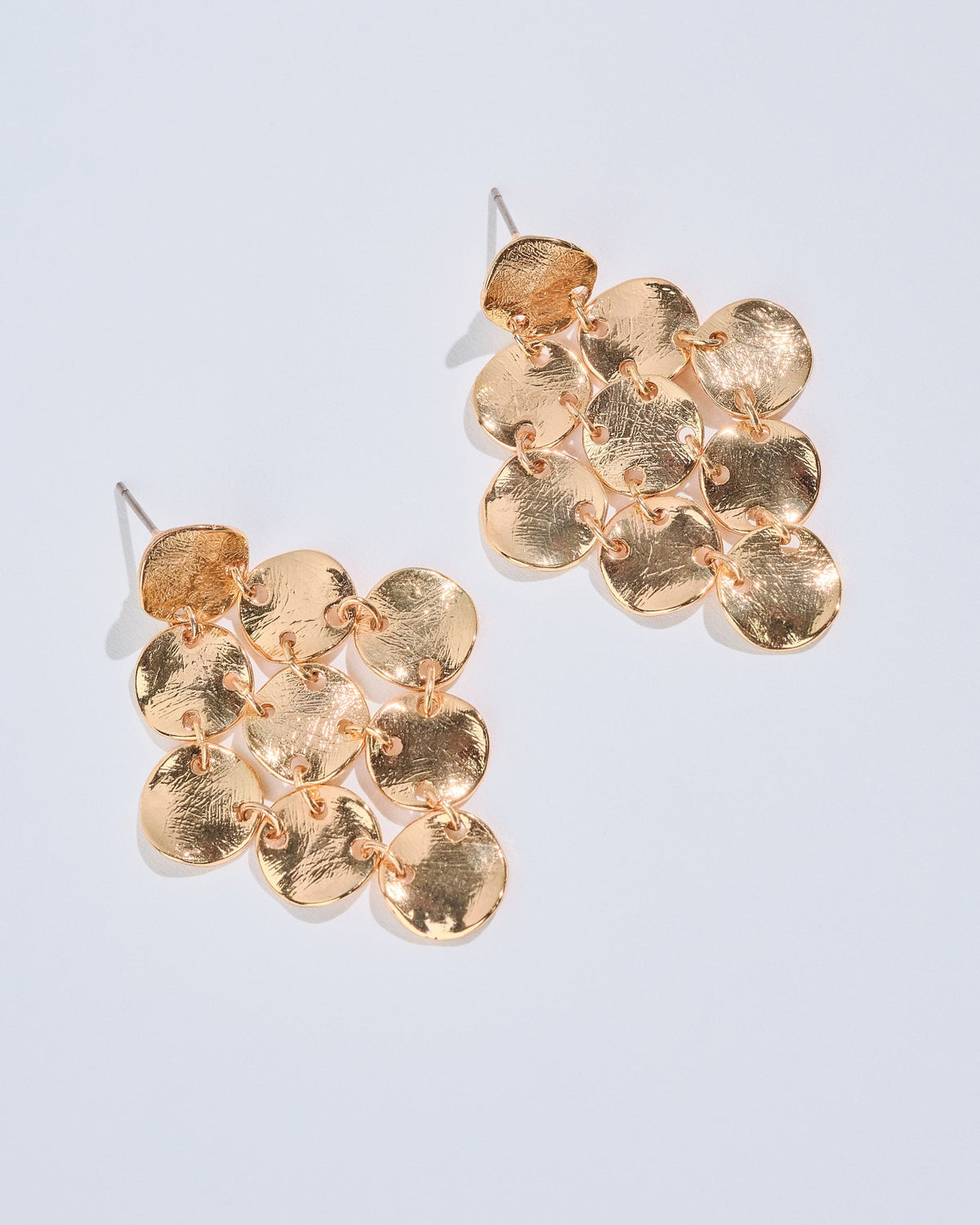 18K Plated Chainmail Earrings