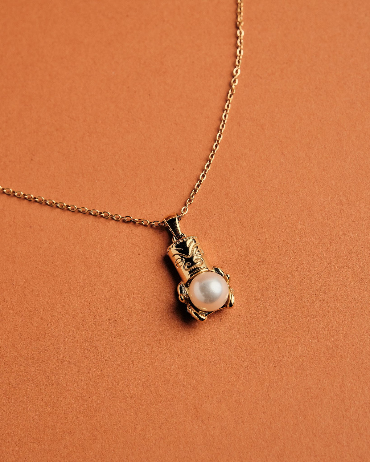 18K Plated Totem Necklace