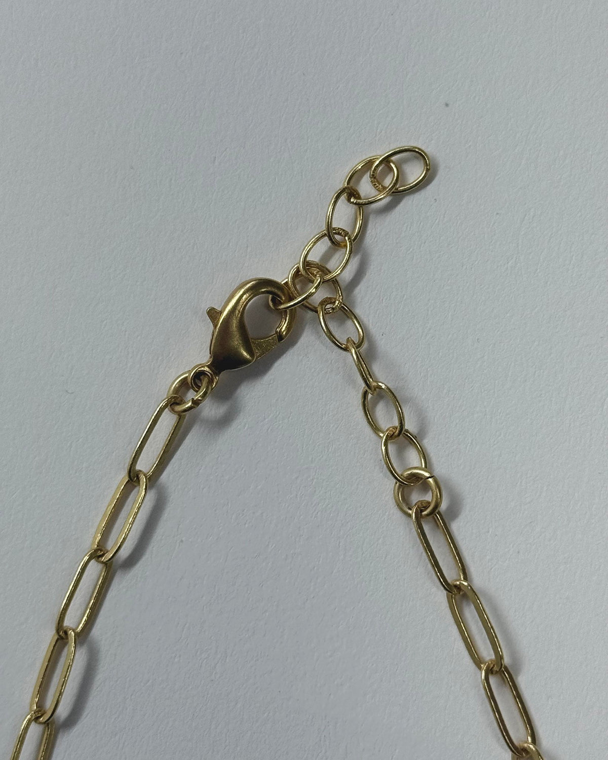 18k Plated Lapiz Necklace
