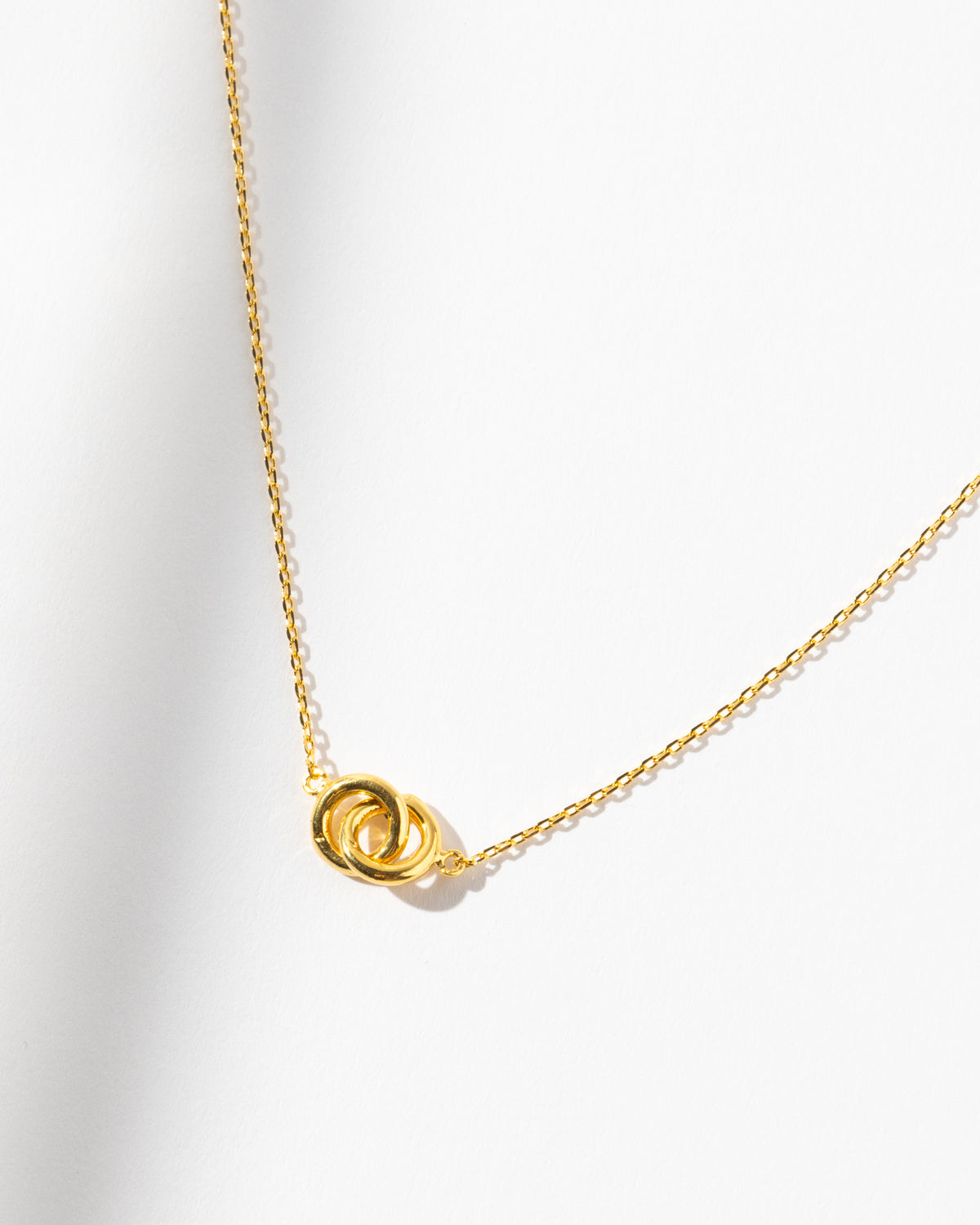 16K Plated Linked Necklace