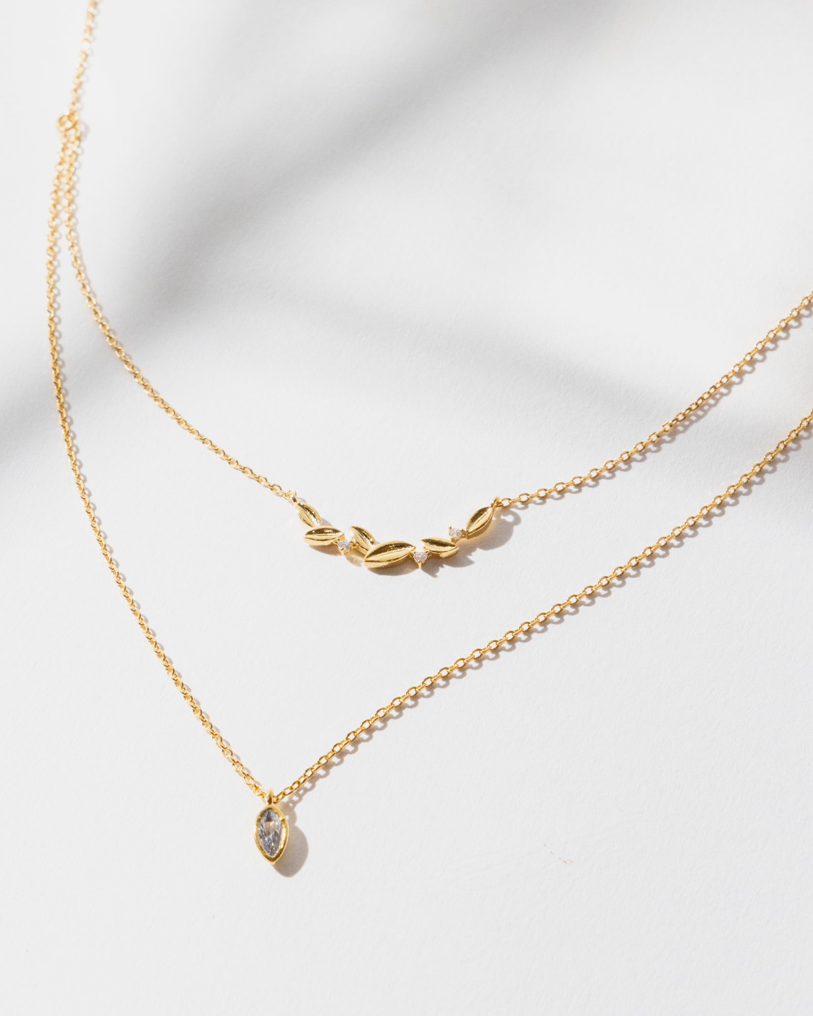 16K Plated Anthem Necklace