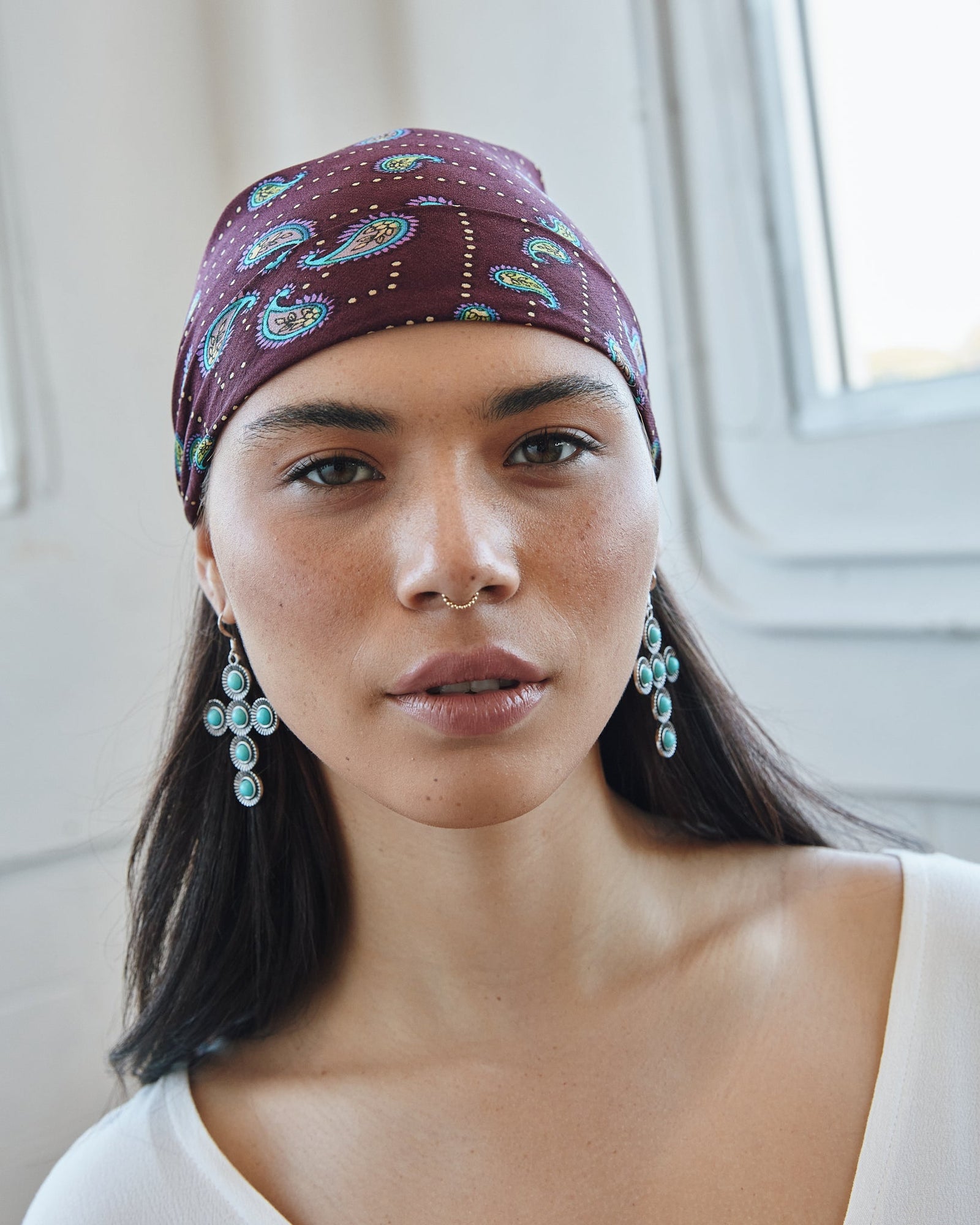 Coachella Cross Earrings