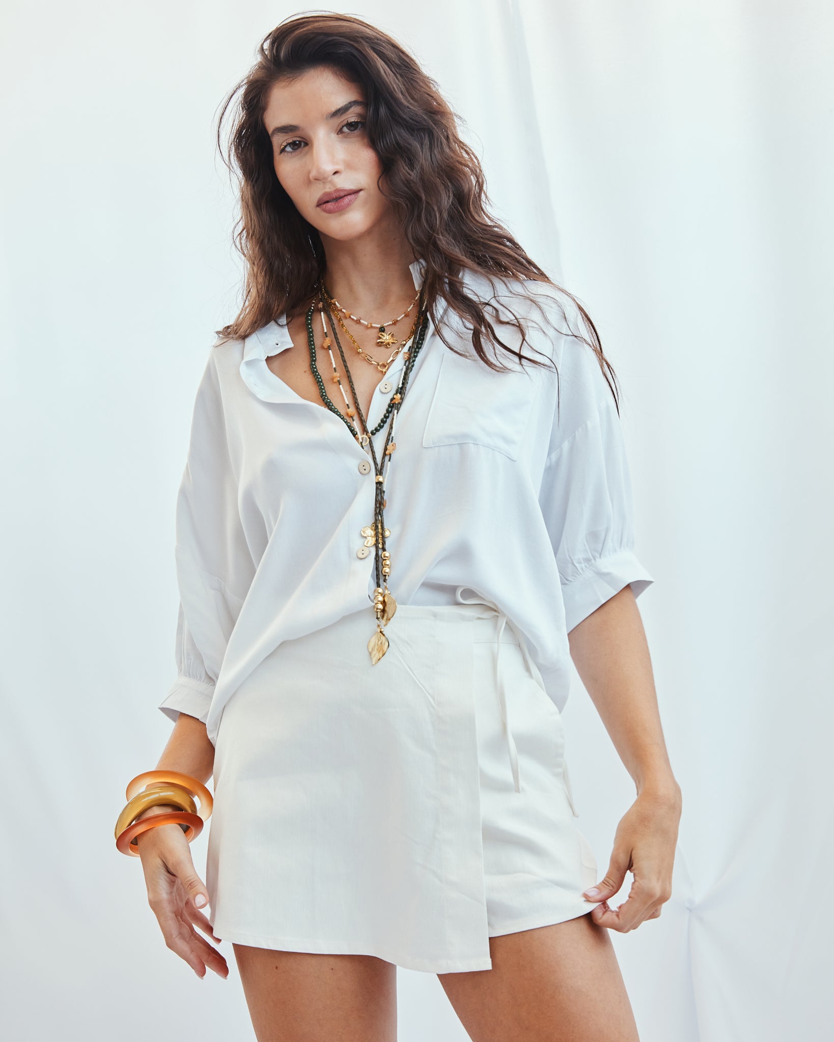 Big Button Up Top