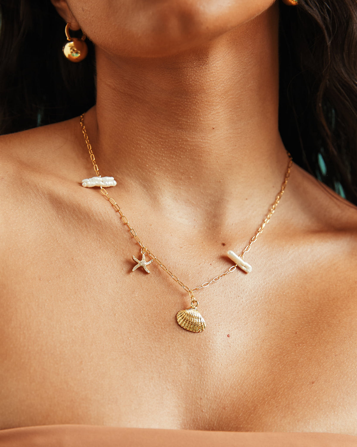 18K Plated Port Necklace