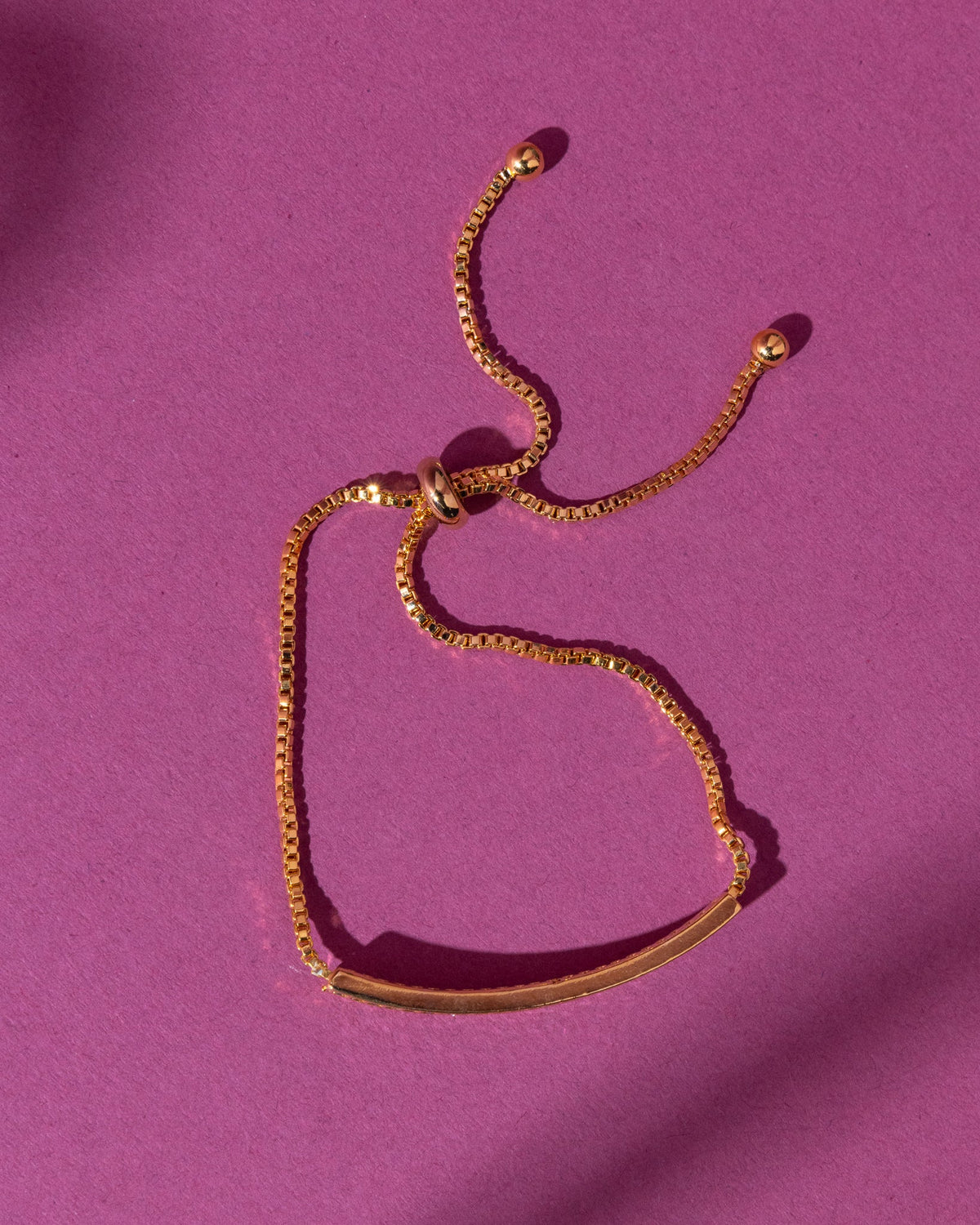 18K Plated Poly Bracelet