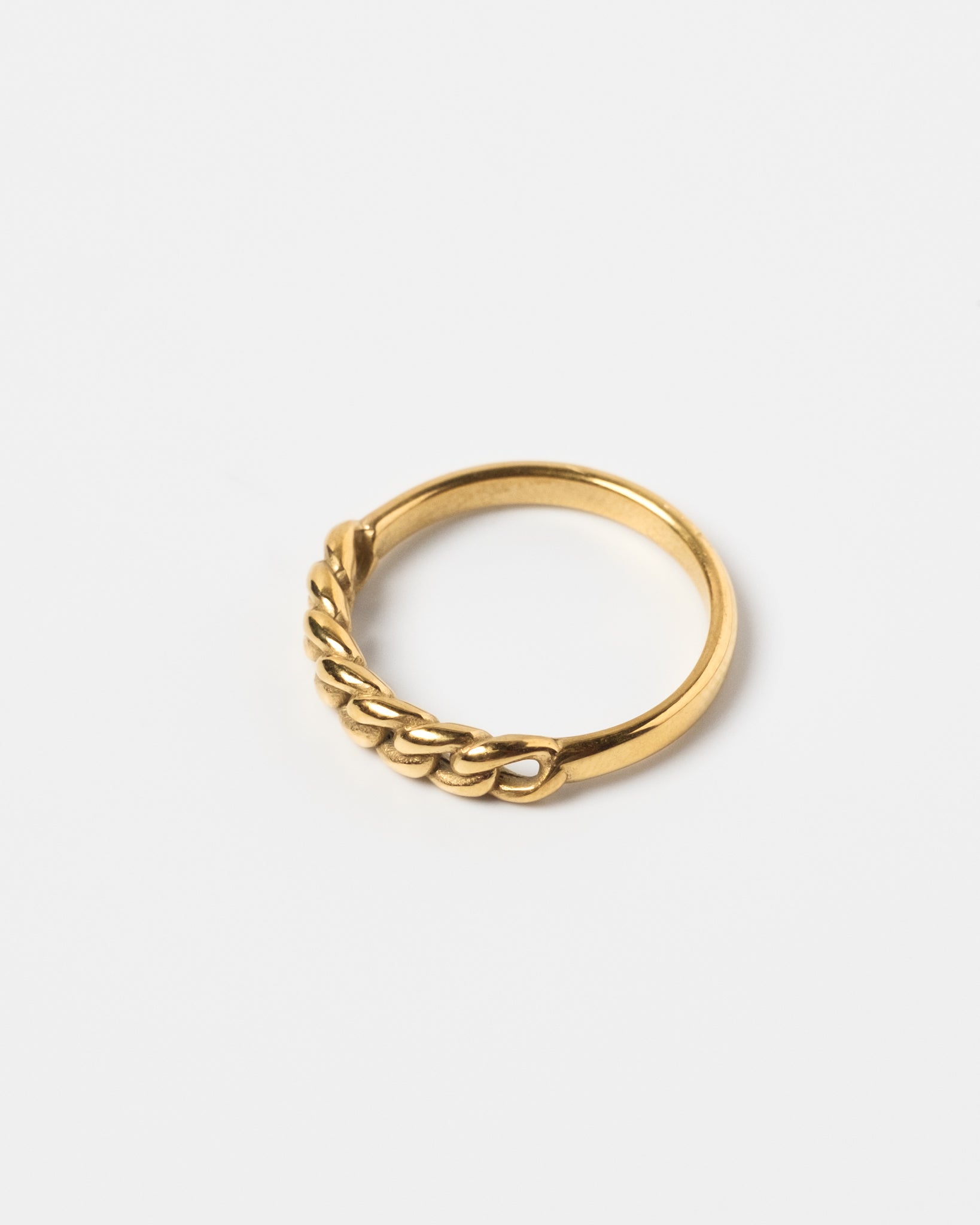 18K Plated Chain Reaction Ring