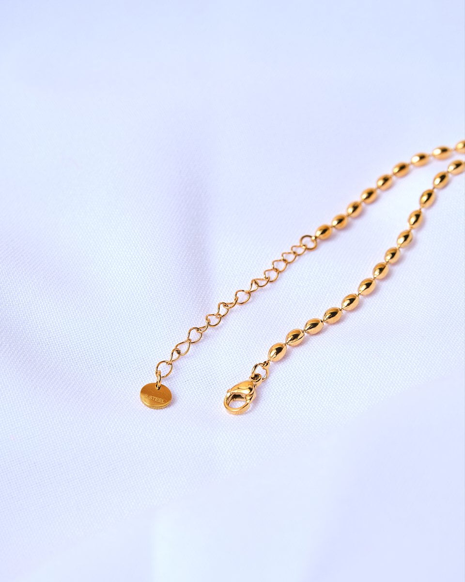 18K Plated Beanie Necklace